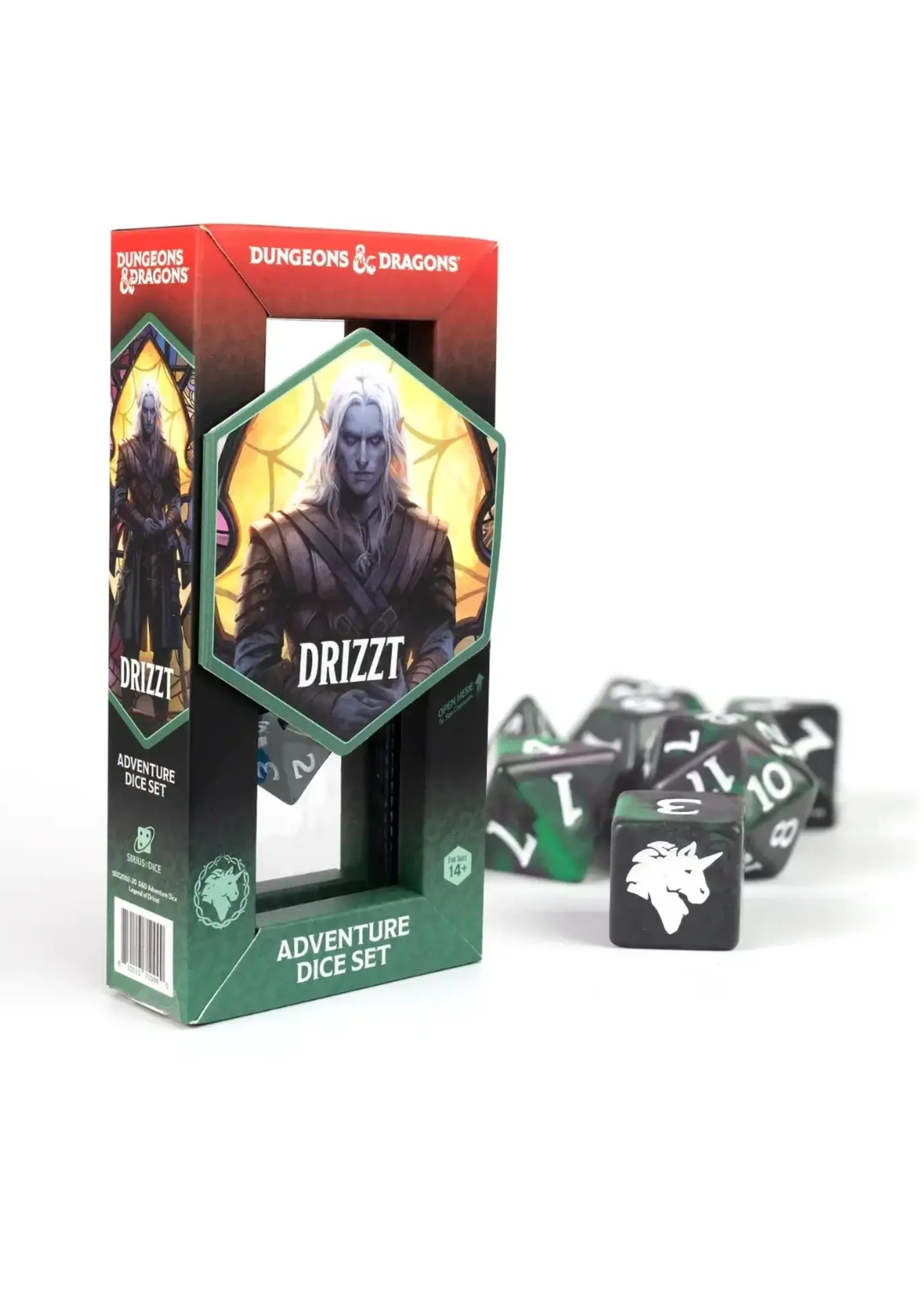 Sirius Dice DUNGEONS & DRAGONS  -  ADVENTURE DICE SET - DRIZZT