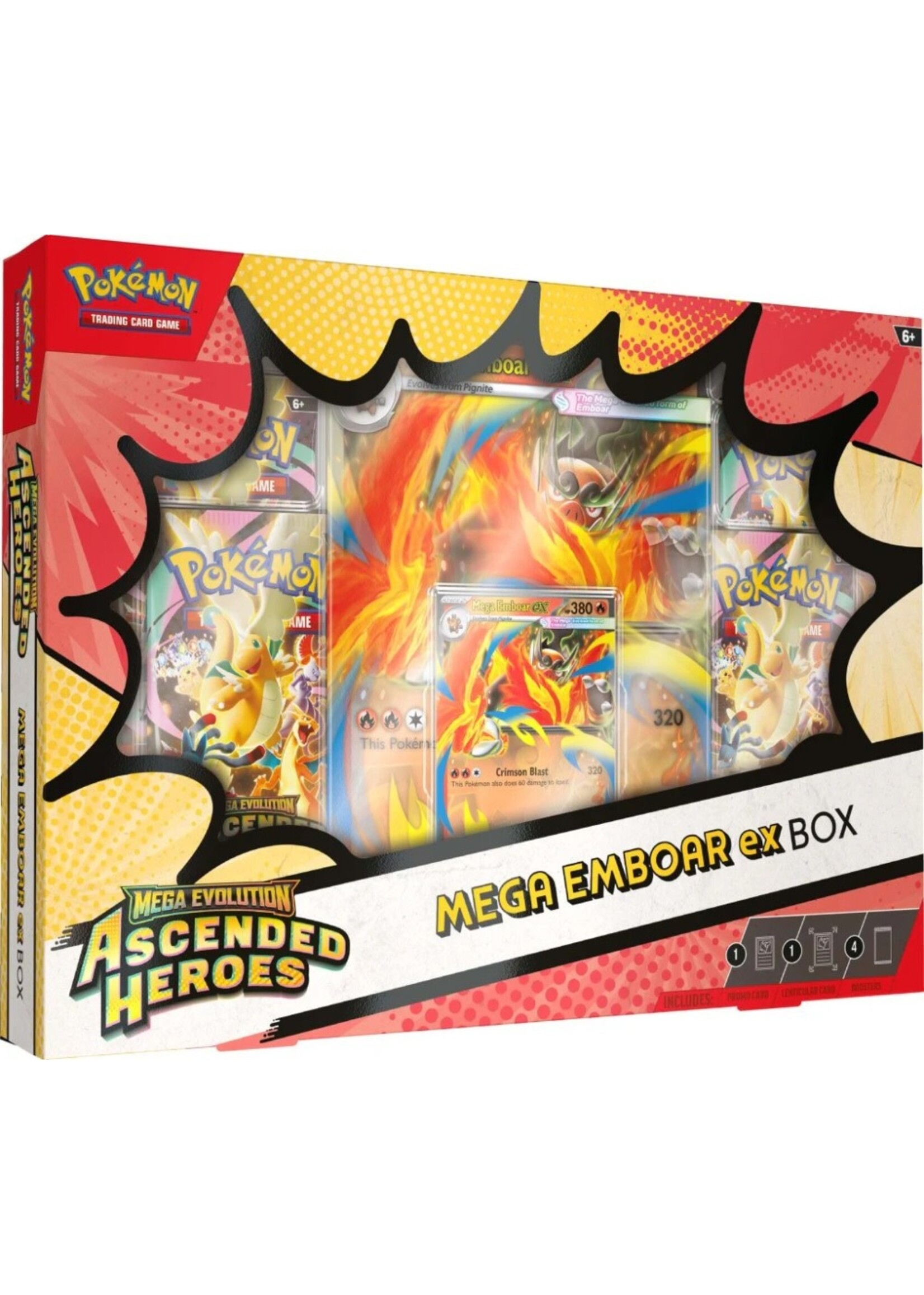 The Pokémon Company International Pokemon - Mega Evolution - Ascended Heroes - Mega Emboar ex Box