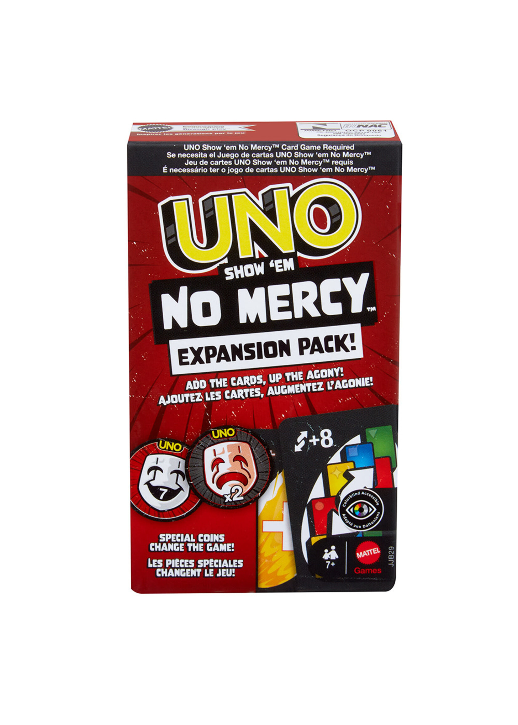Mattel Jeu UNO Sans pitié (No Mercy) Extension