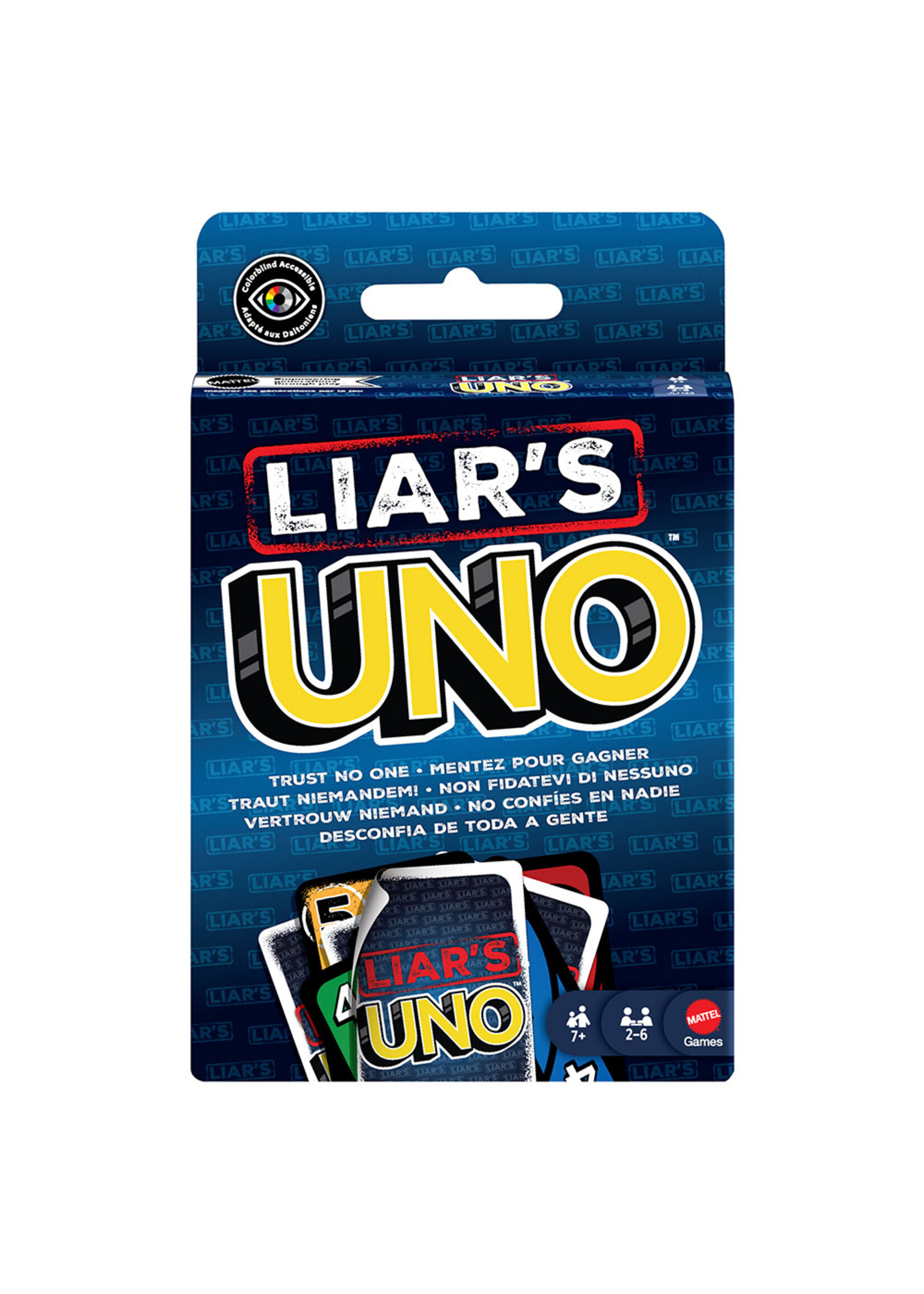 Mattel Jeu de cartes UNO Liar's