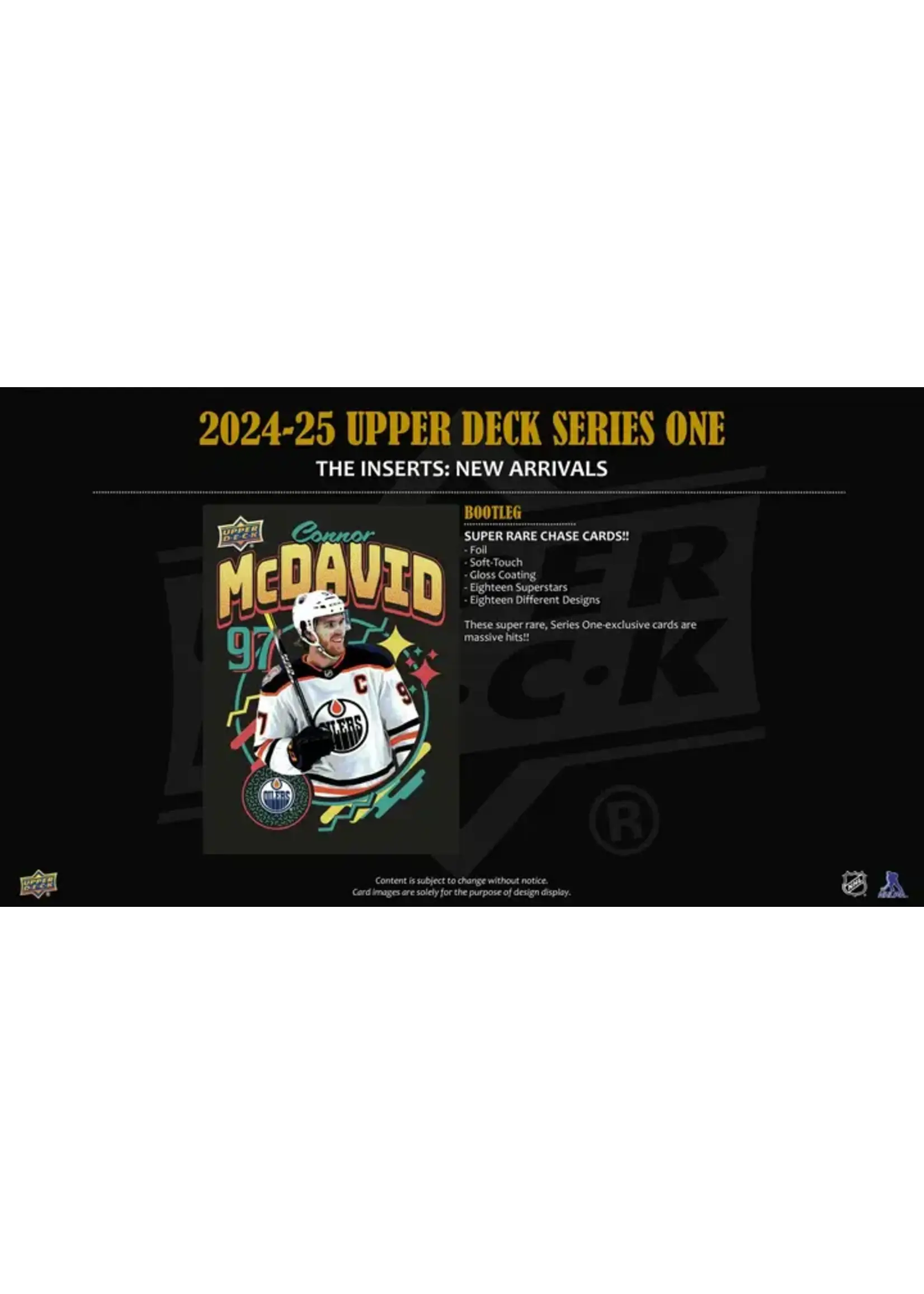 Upper Deck 2025-26 Upper Deck Series 1 Hockey Hobby Box