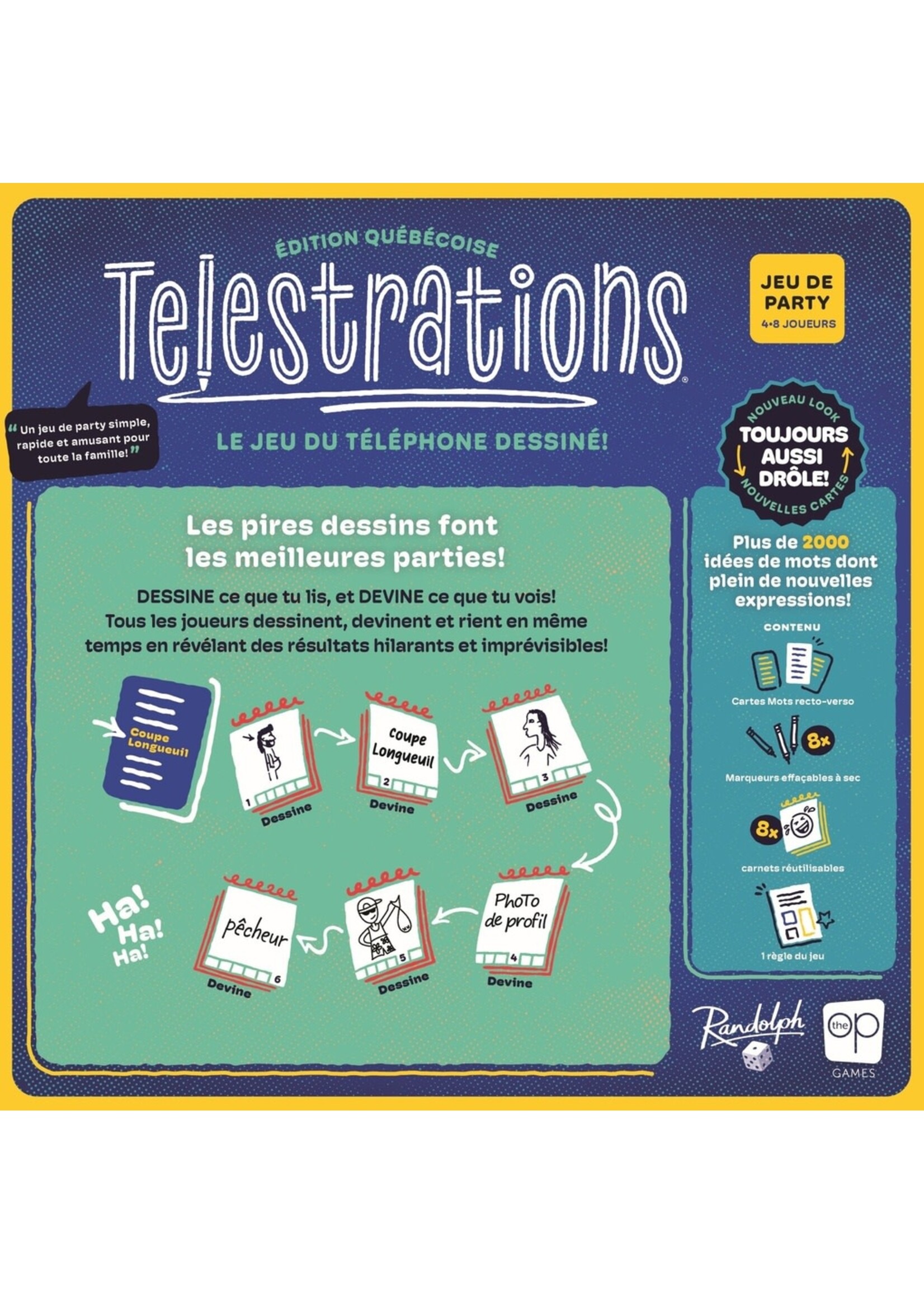 The OP games Telestrations - édition québécoise (FR)