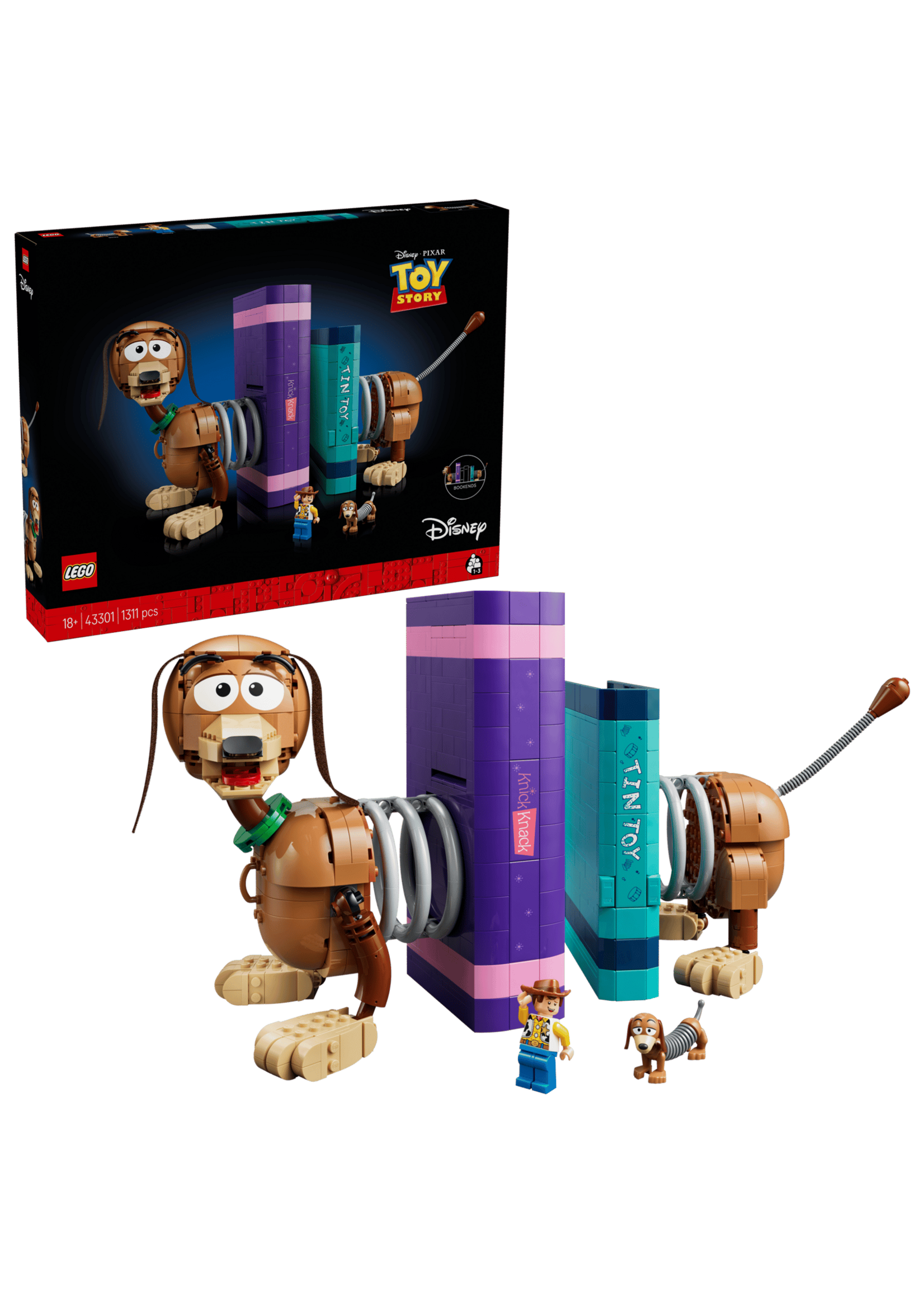 LEGO Les serre-livres de Slinky le chien d'Histoire de jouets - 43301
