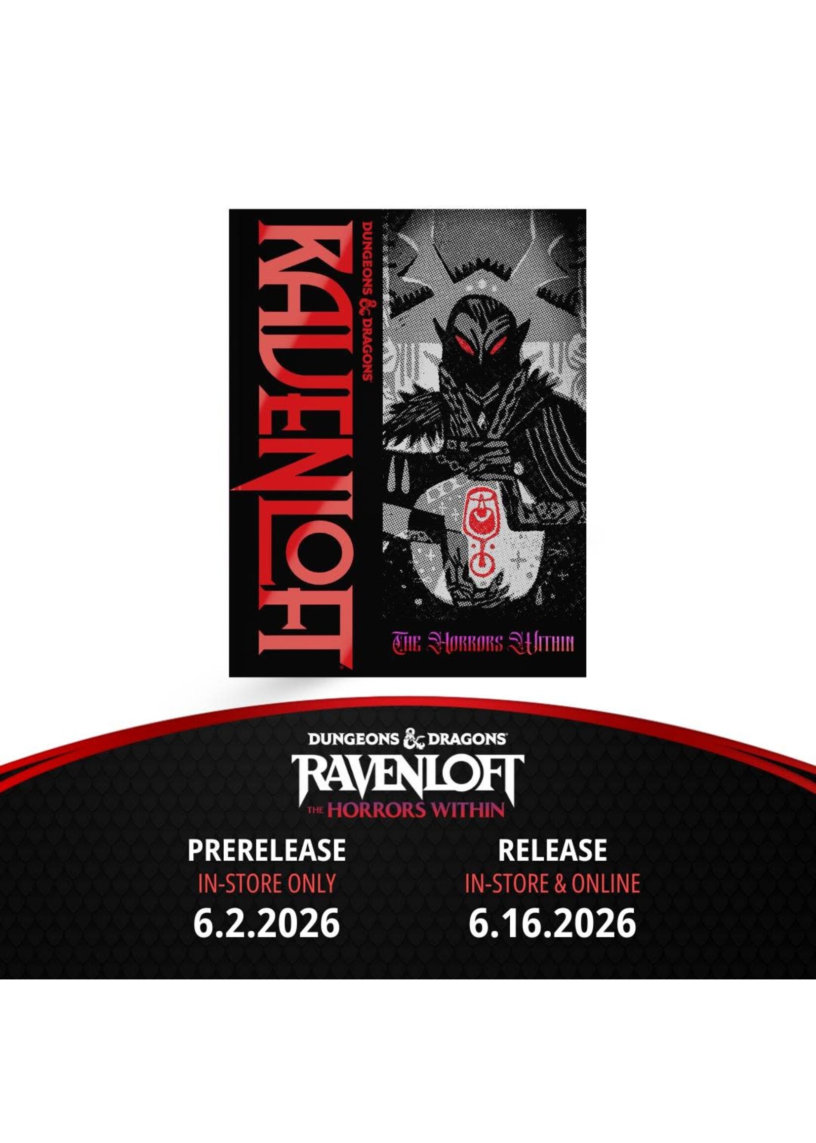 Dungeons & Dragons DUNGEONS & DRAGONS  -  SUPPLEMENT  # D&D 2024  -  RAVENLOFT HORRORS - ALTERNATE COVER (ENGLISH)