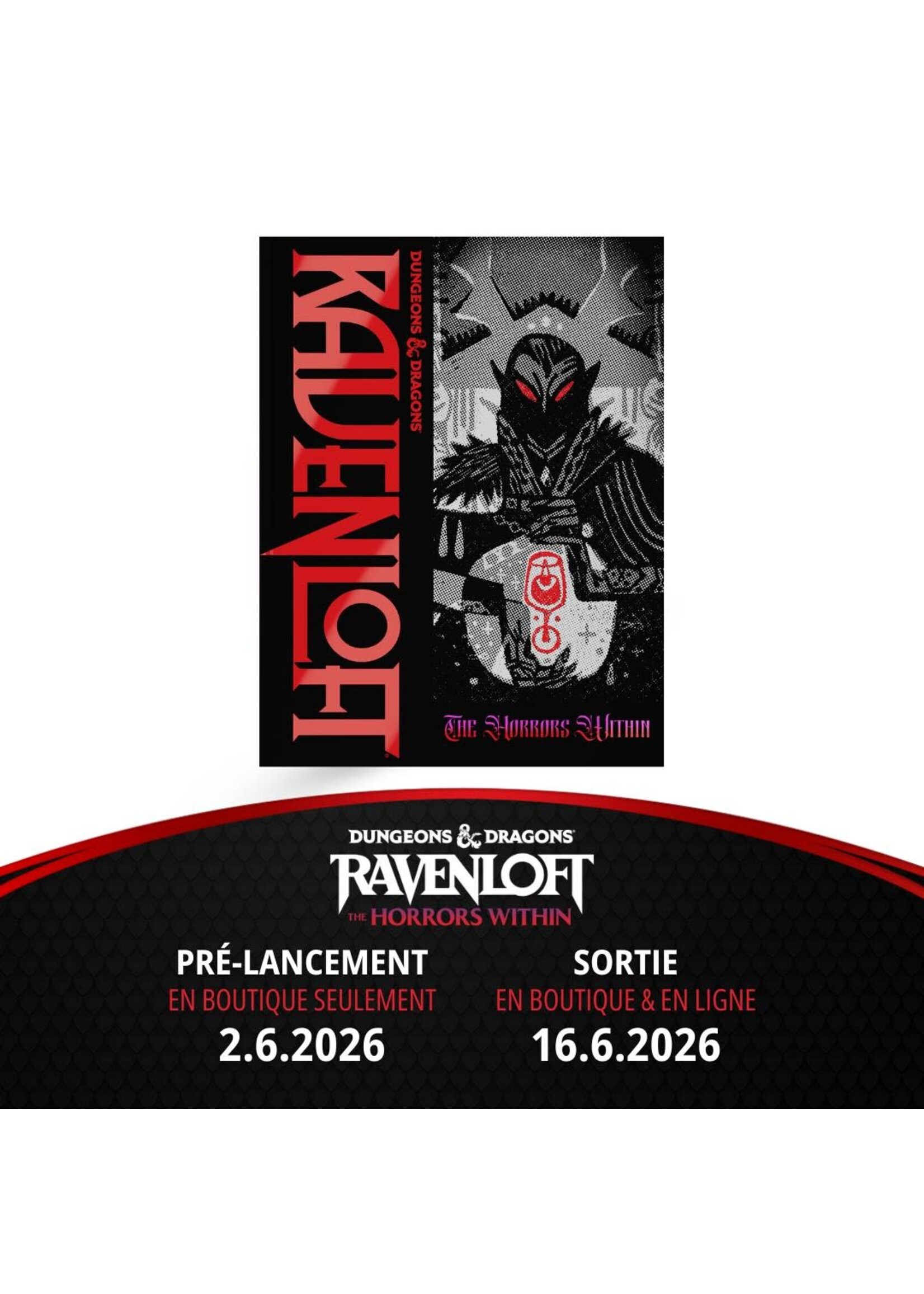 Dungeons & Dragons DUNGEONS & DRAGONS  -  SUPPLEMENT  # D&D 2024  -  RAVENLOFT HORRORS - ALTERNATE COVER (ENGLISH)