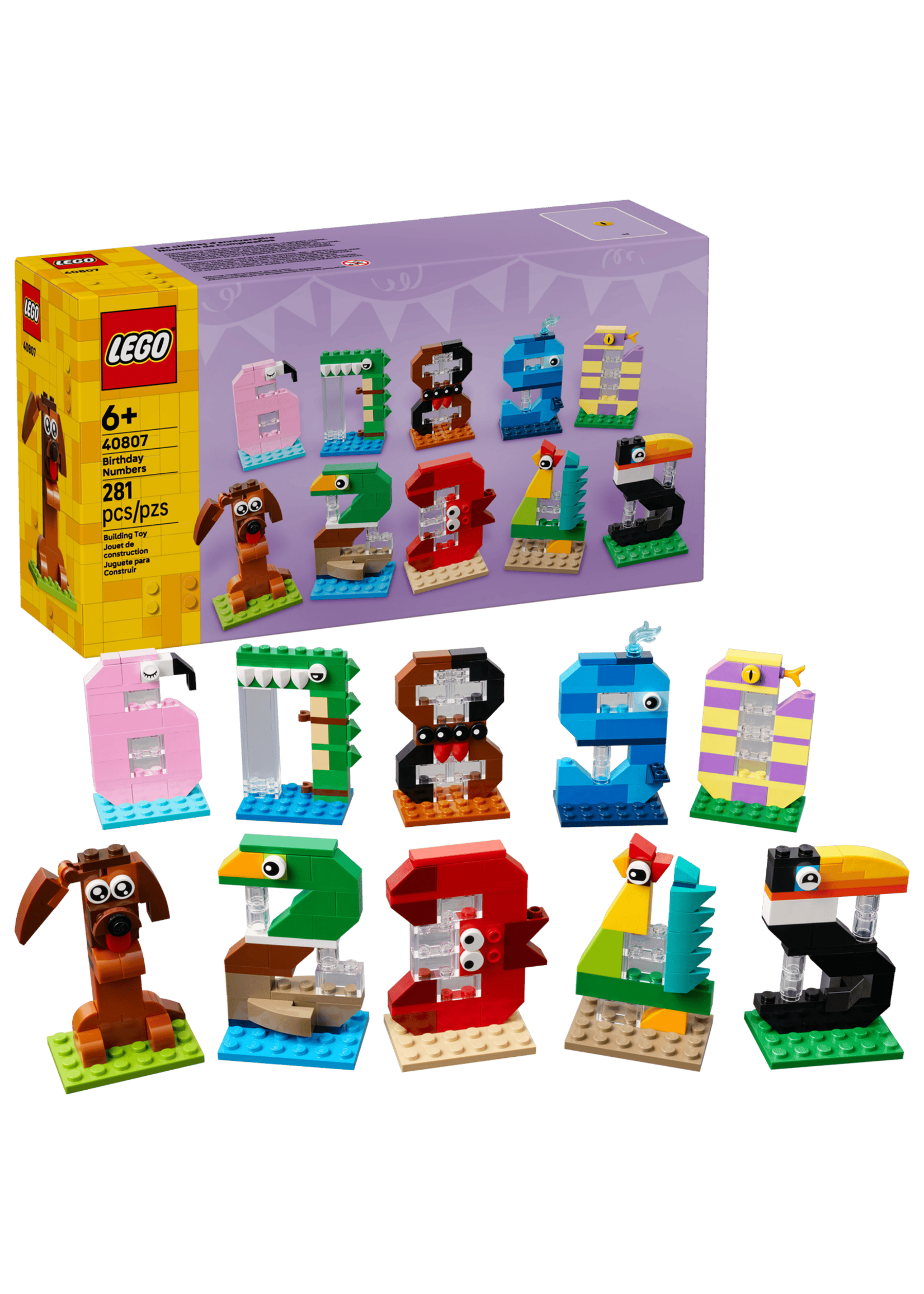 LEGO Birthday Numbers - 40807