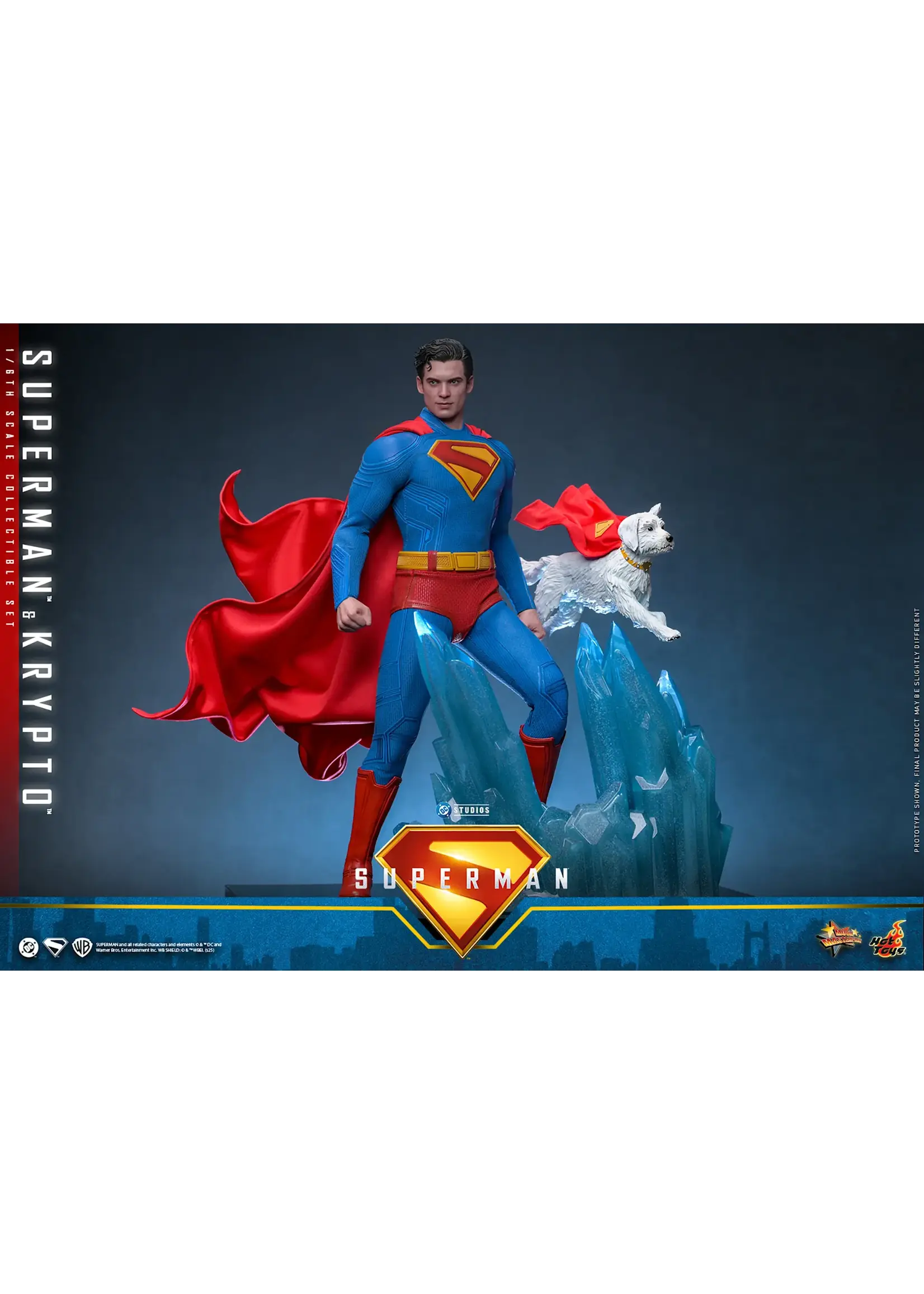 Hot Toys Superman™ & Krypto™ 1:6 Collectible Figure Hot Toys