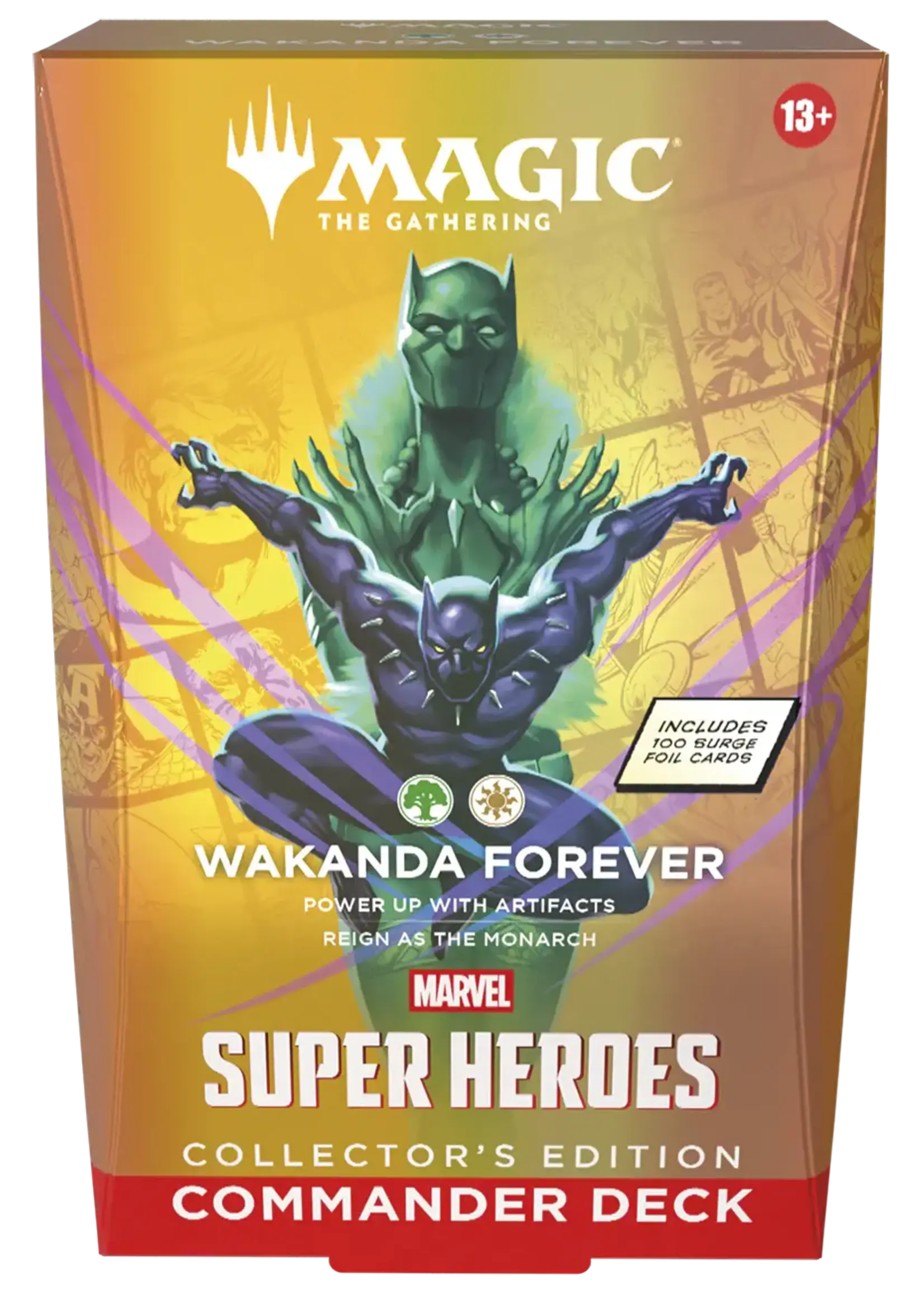 Magic the Gathering Marvel Super Heroes: Commander Deck: Collector's Edition - Wakanda Forever