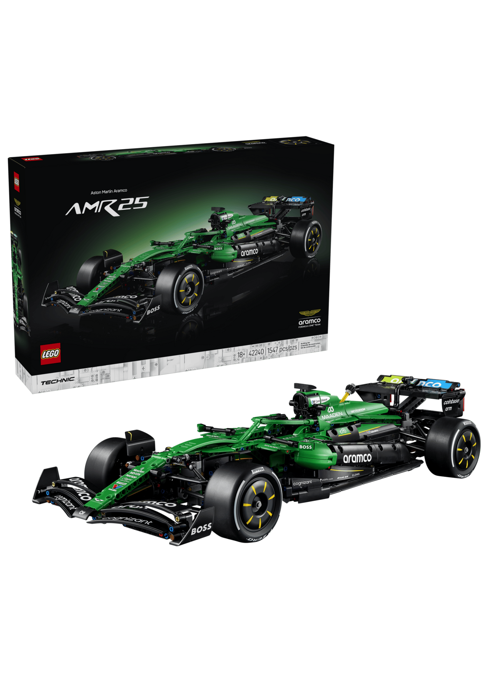 LEGO Aston Martin Aramco AMR25 F1® Car - 42240