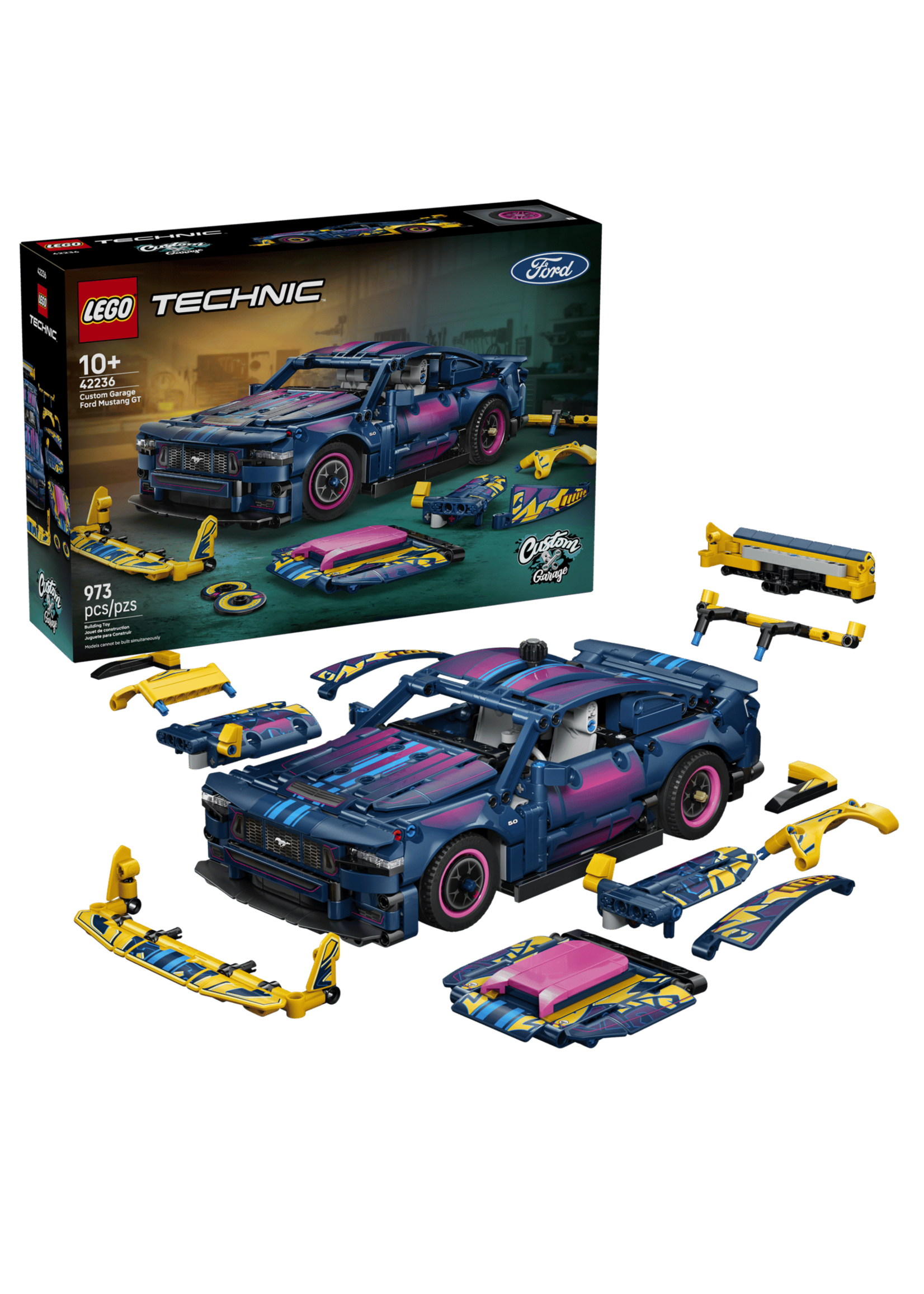 LEGO Custom Garage Ford Mustang GT Car - 42236
