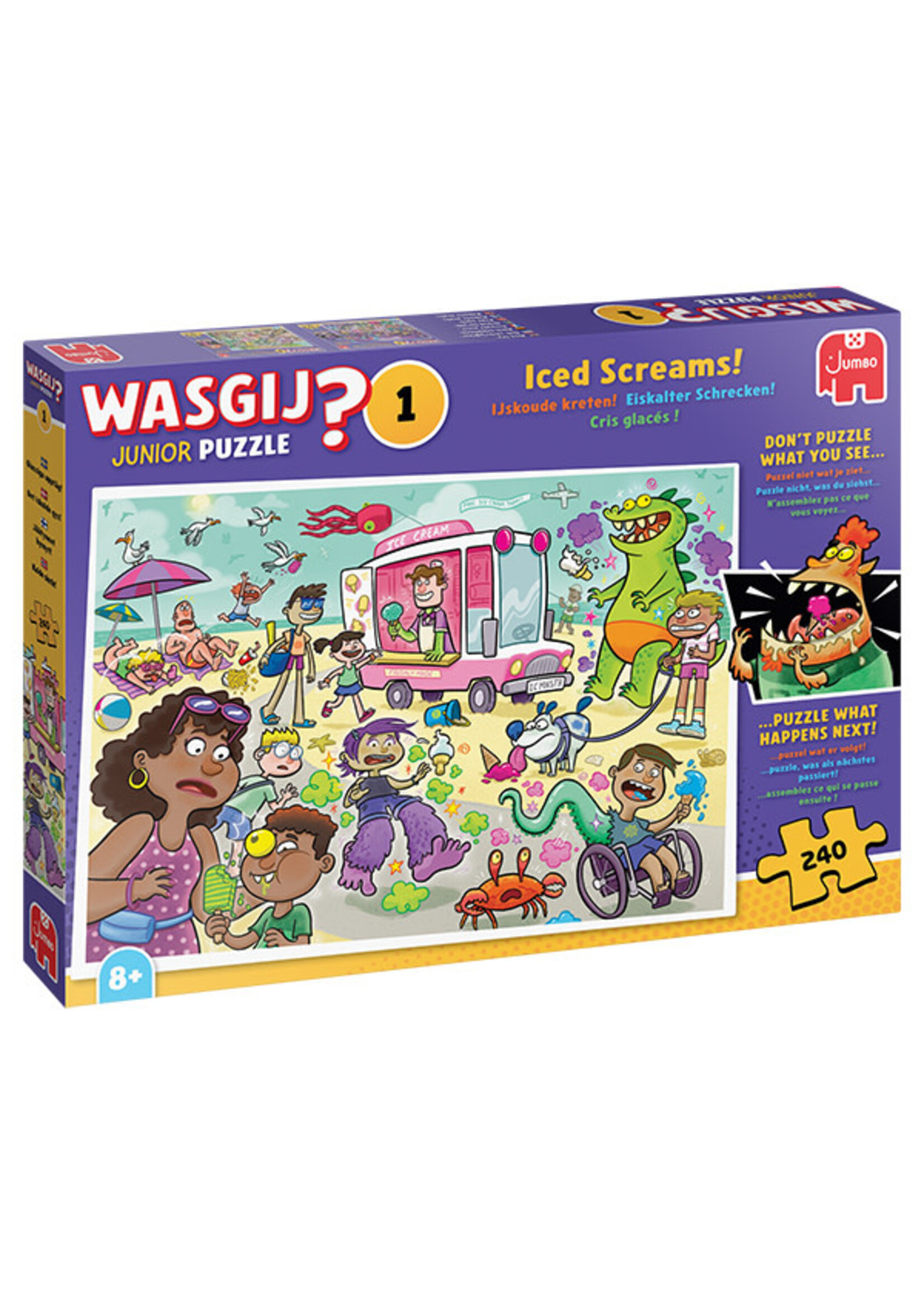 Wasgij? 240 mcx, Wasgij Junior #1, Cris glacés !