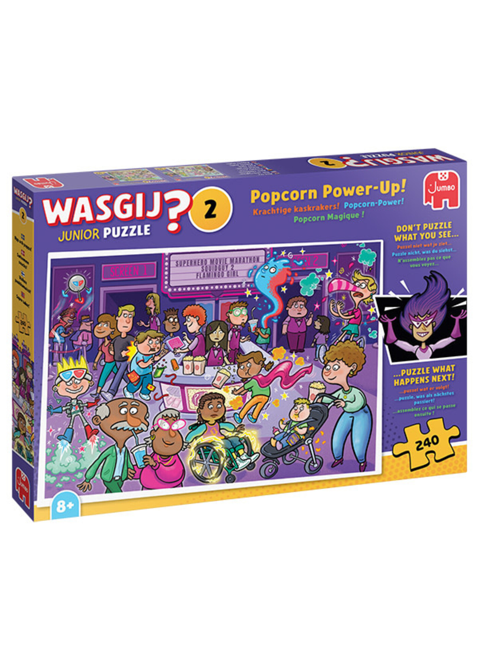 Wasgij? 240 mcx, Wasgij Junior #2, Popcorn Magique !
