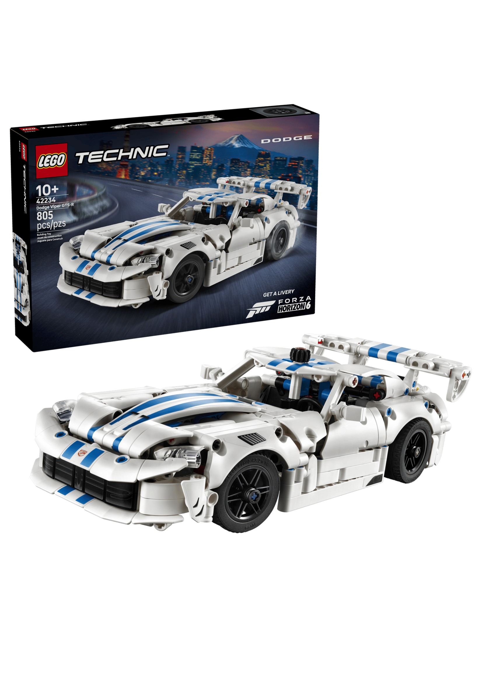 LEGO Dodge Viper GTS-R Sports Car - 42234