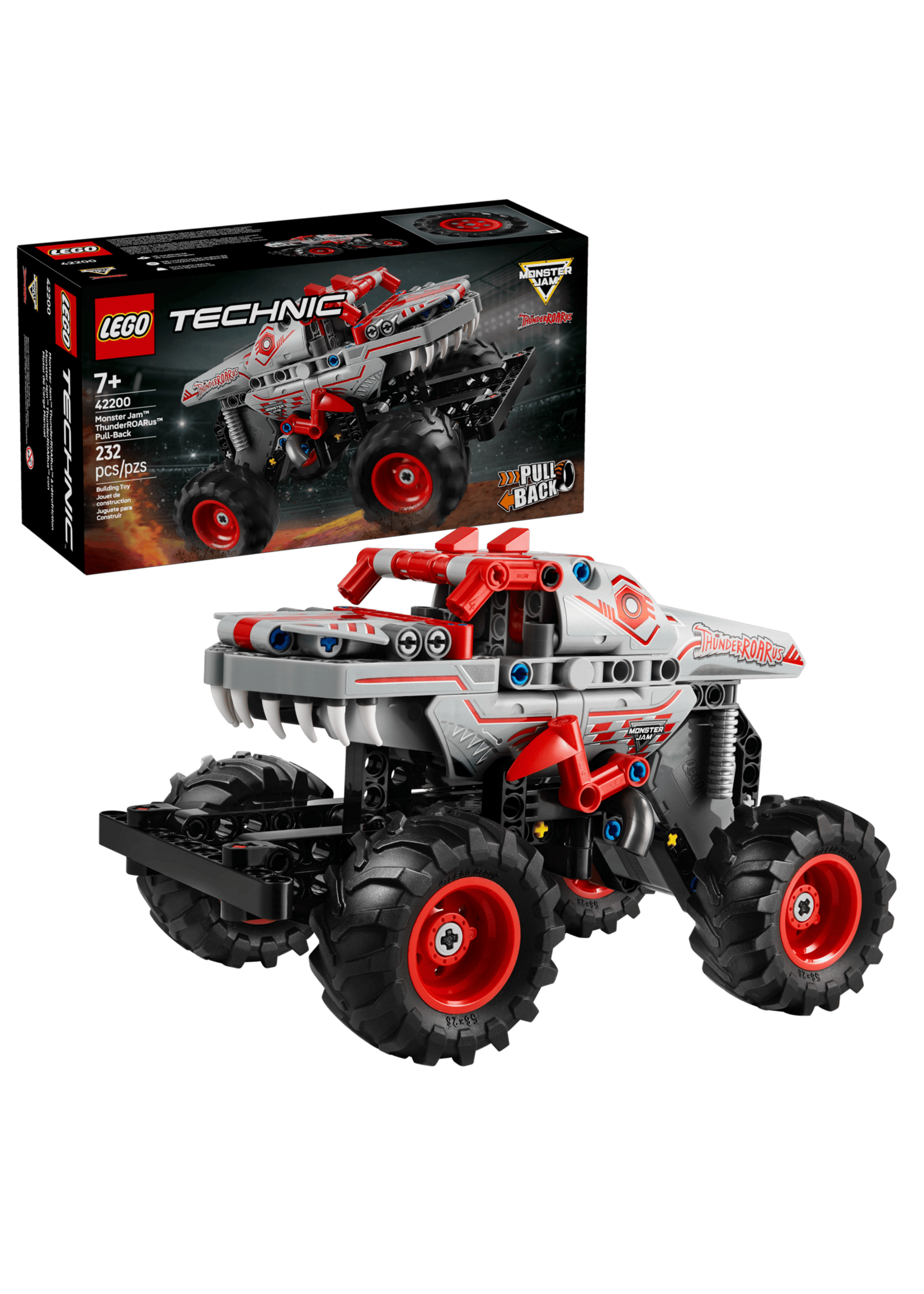 LEGO Monster Jam™ ThunderROARus™ Pull-Back - 42200
