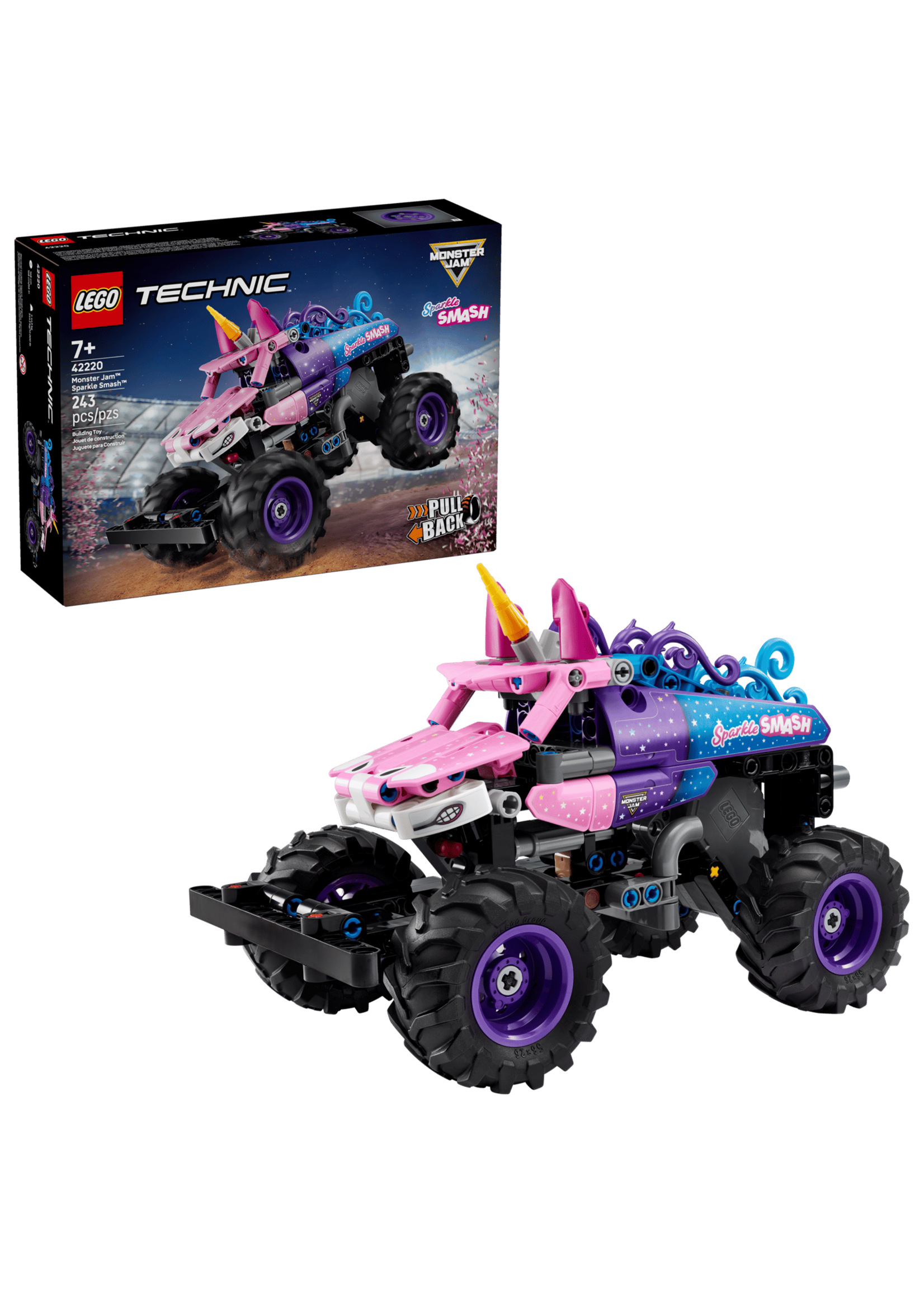 LEGO Monster Jam™ Sparkle Smash™ Pull-Back - 42220