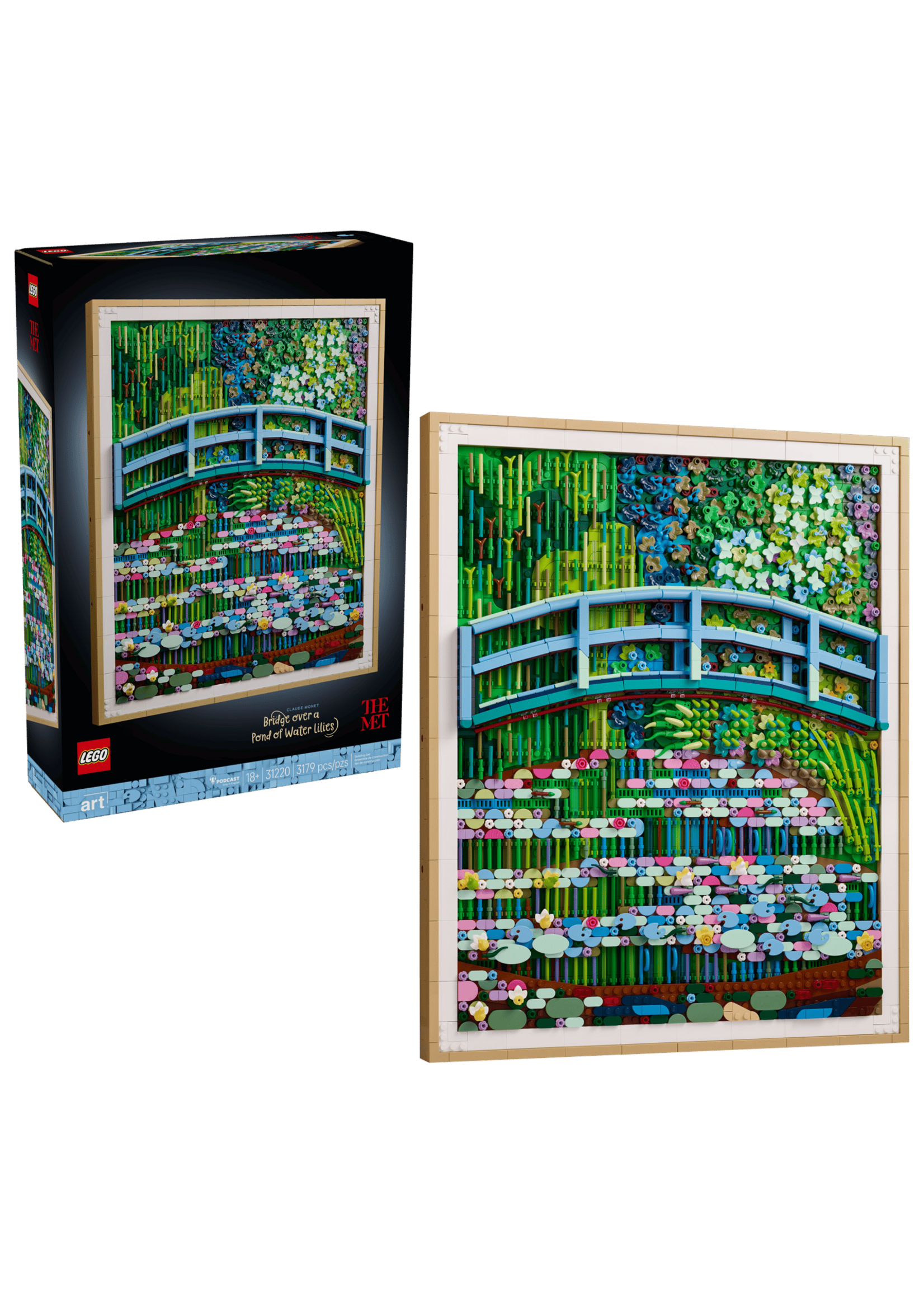 LEGO Claude Monet – Bridge over a Pond of Water Lilies - 31220
