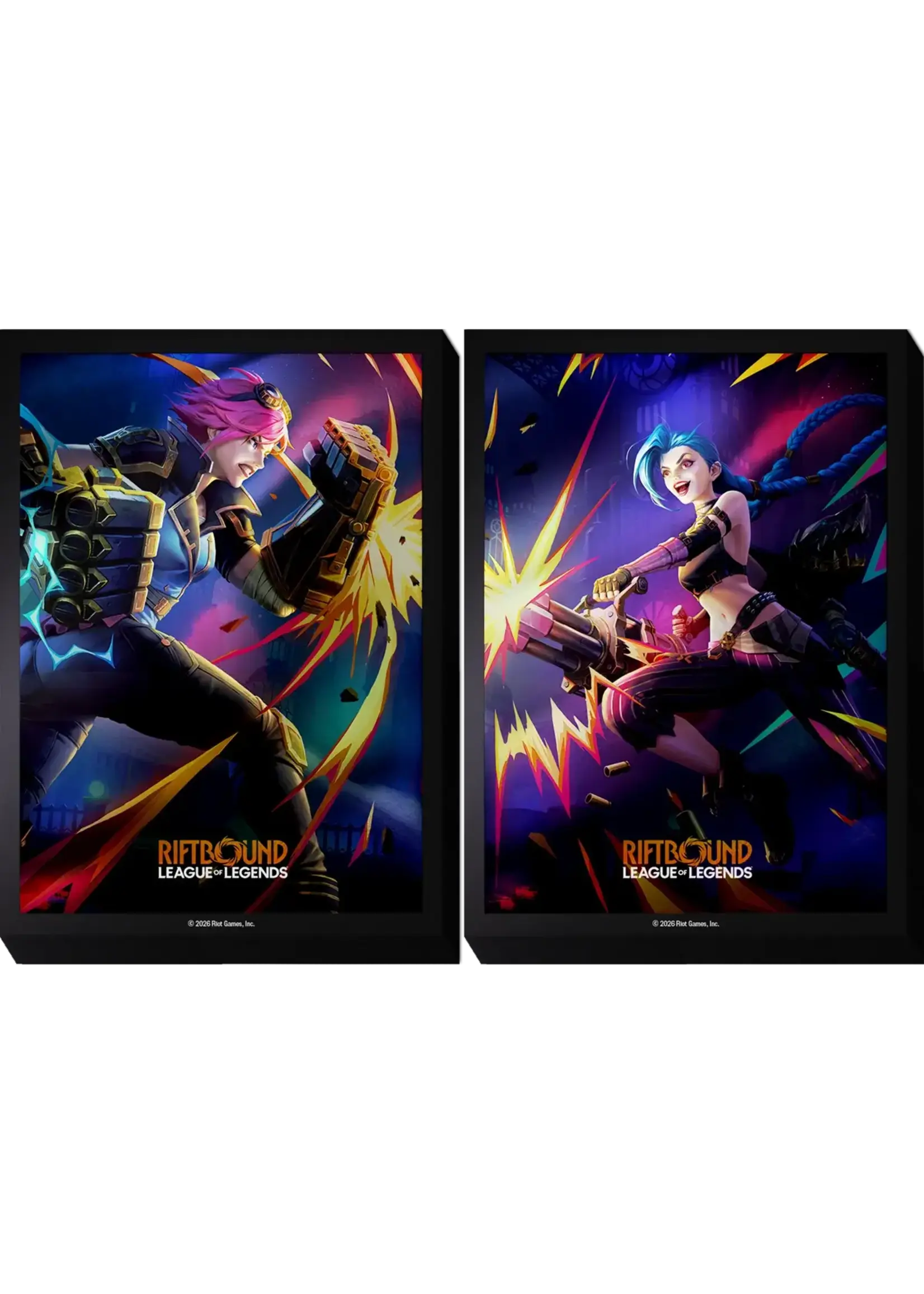 Riftbound Riftbound: League of Legends TCG Art Sleeves - Standard Size - 100ct - Vendetta - Vi vs Jinx