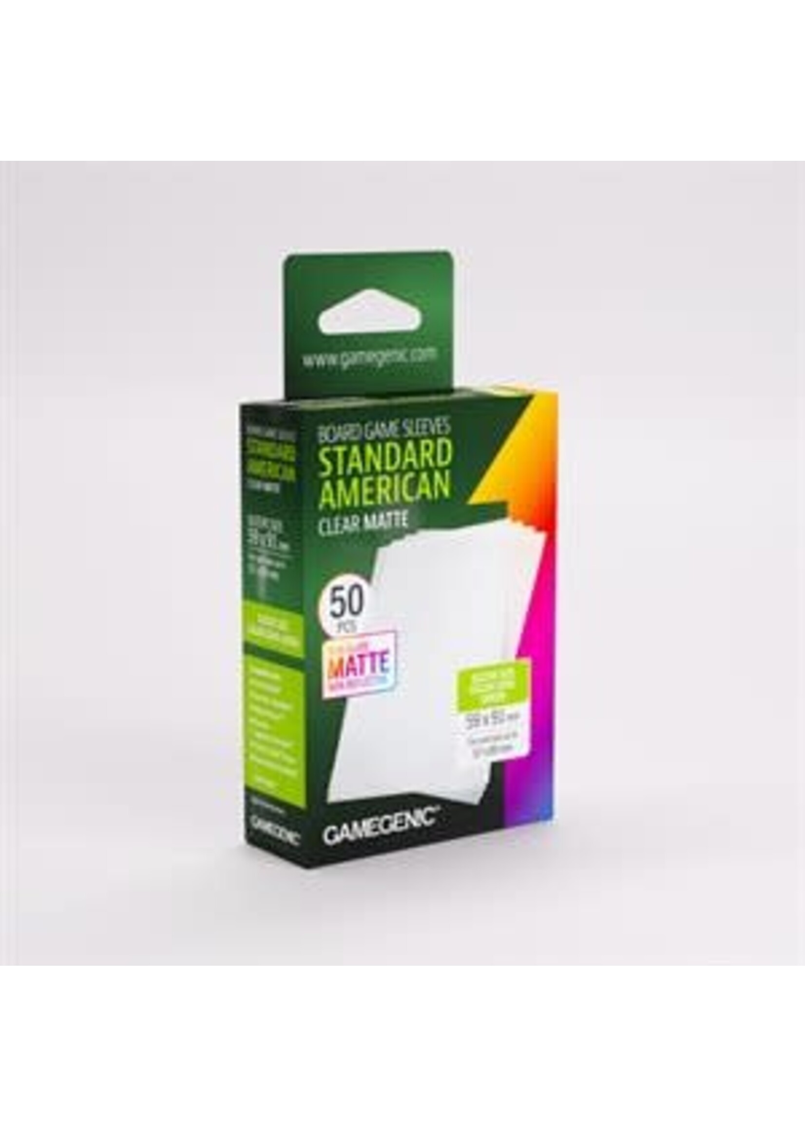 Gamegenic Gamegenic: Matte Standard American-Sized Boardgame (50) (ML)