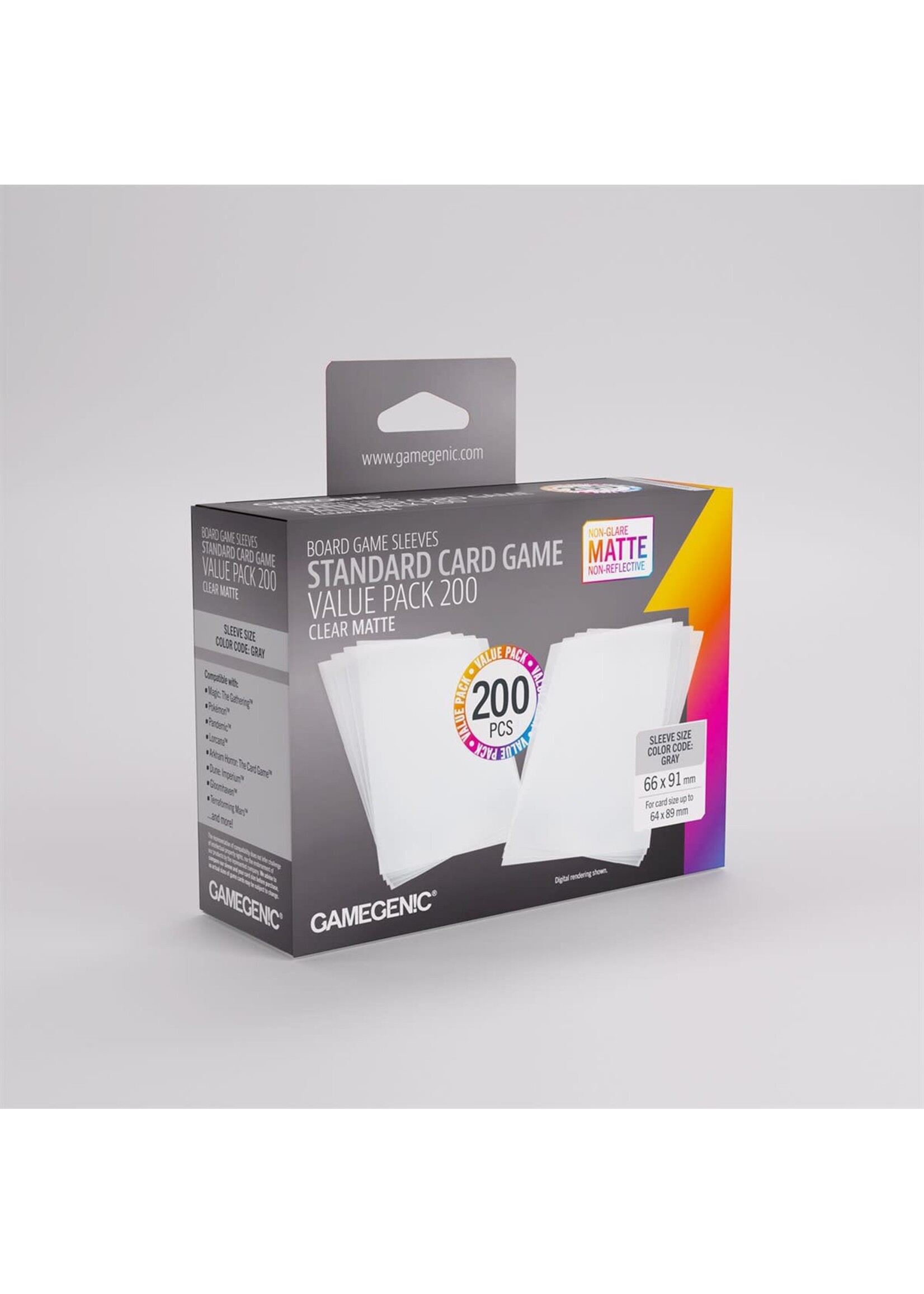 Gamegenic Gamegenic: Matte Standard Card Game Value Pack (200) (ML)