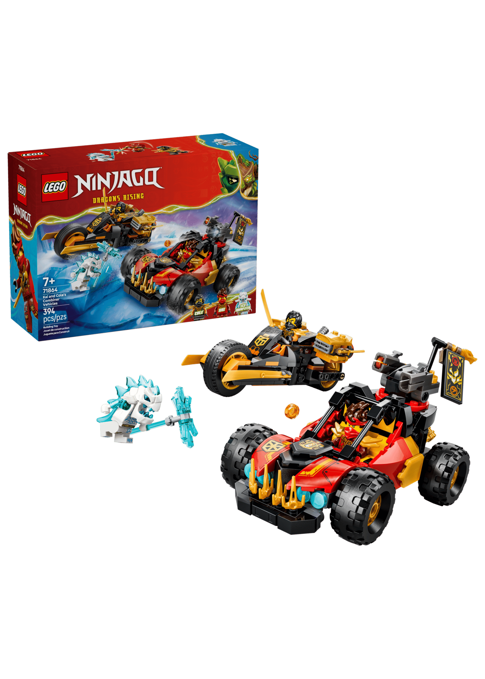 LEGO Kai and Cole's Combiner Vehicles - 71864