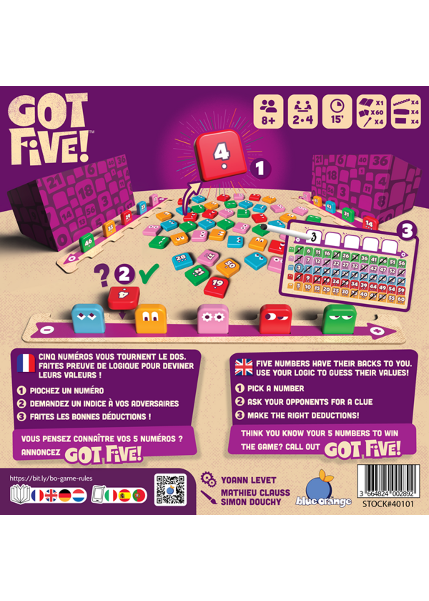 blue orange Got Five (fr-en)