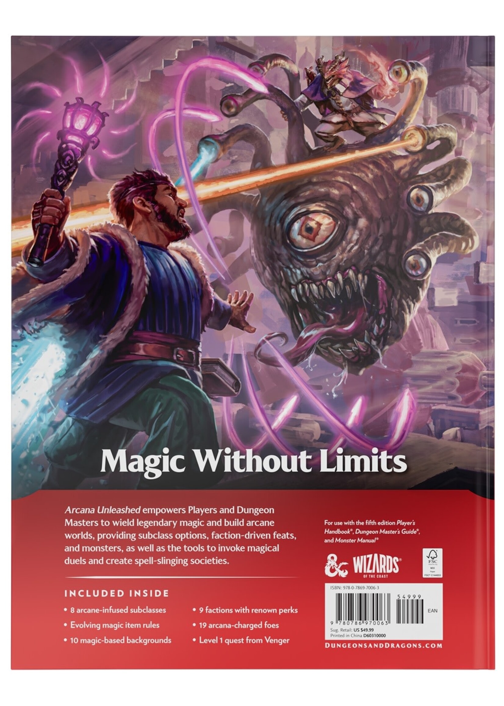 Dungeons & Dragons D&D 2024  -  ARCANA UNLEASHED (ENGLISH)