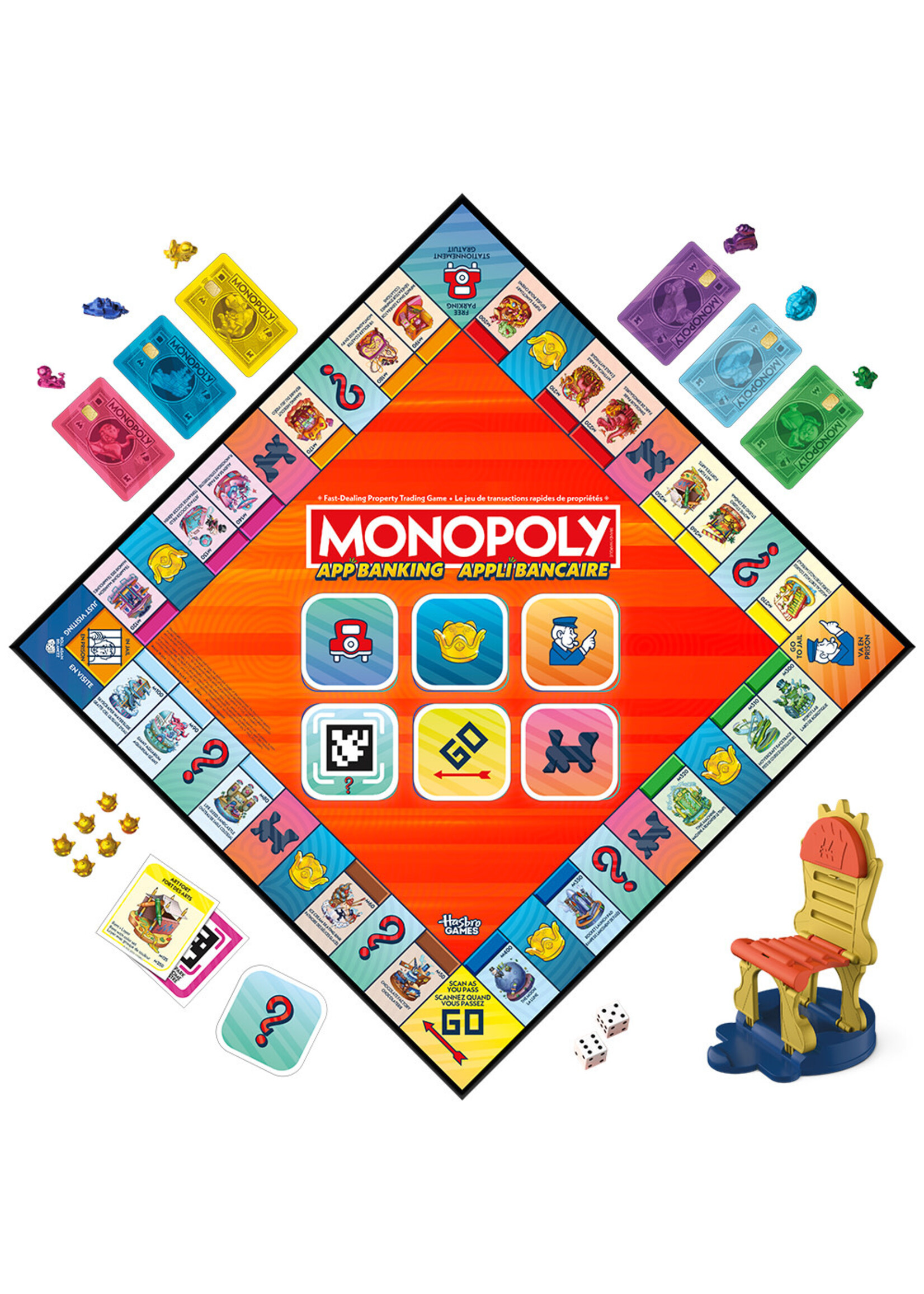Hasbro Games Jeu Monopoly - Appli Bancaire