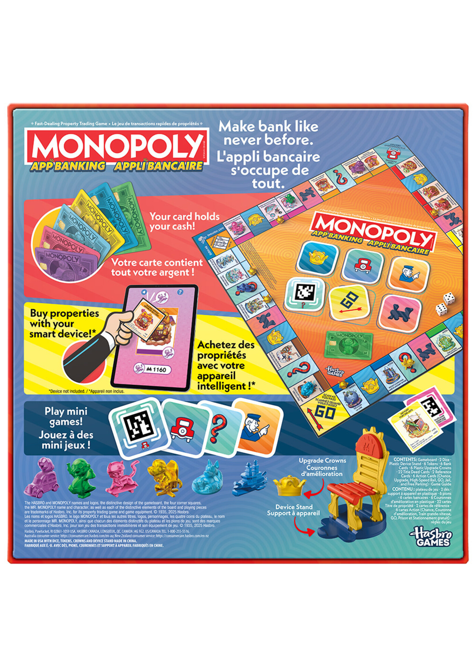 Hasbro Games Jeu Monopoly - Appli Bancaire