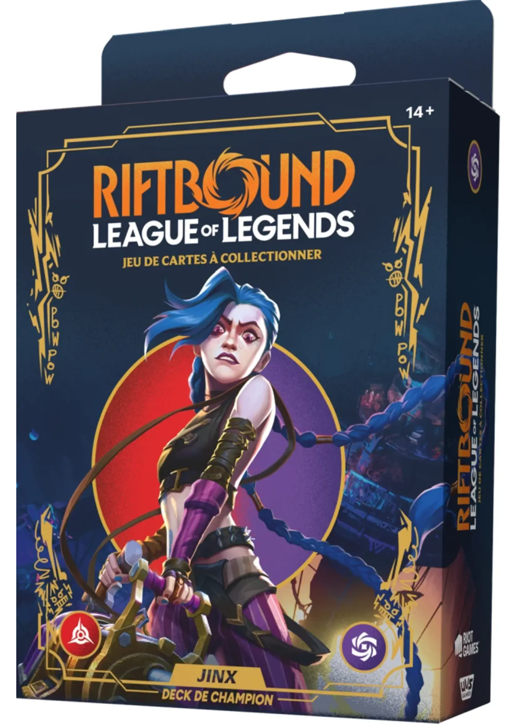 Riftbound Riftbound: League of Legends TCG: Origins - Champion Deck - Jinx - FRANCAIS
