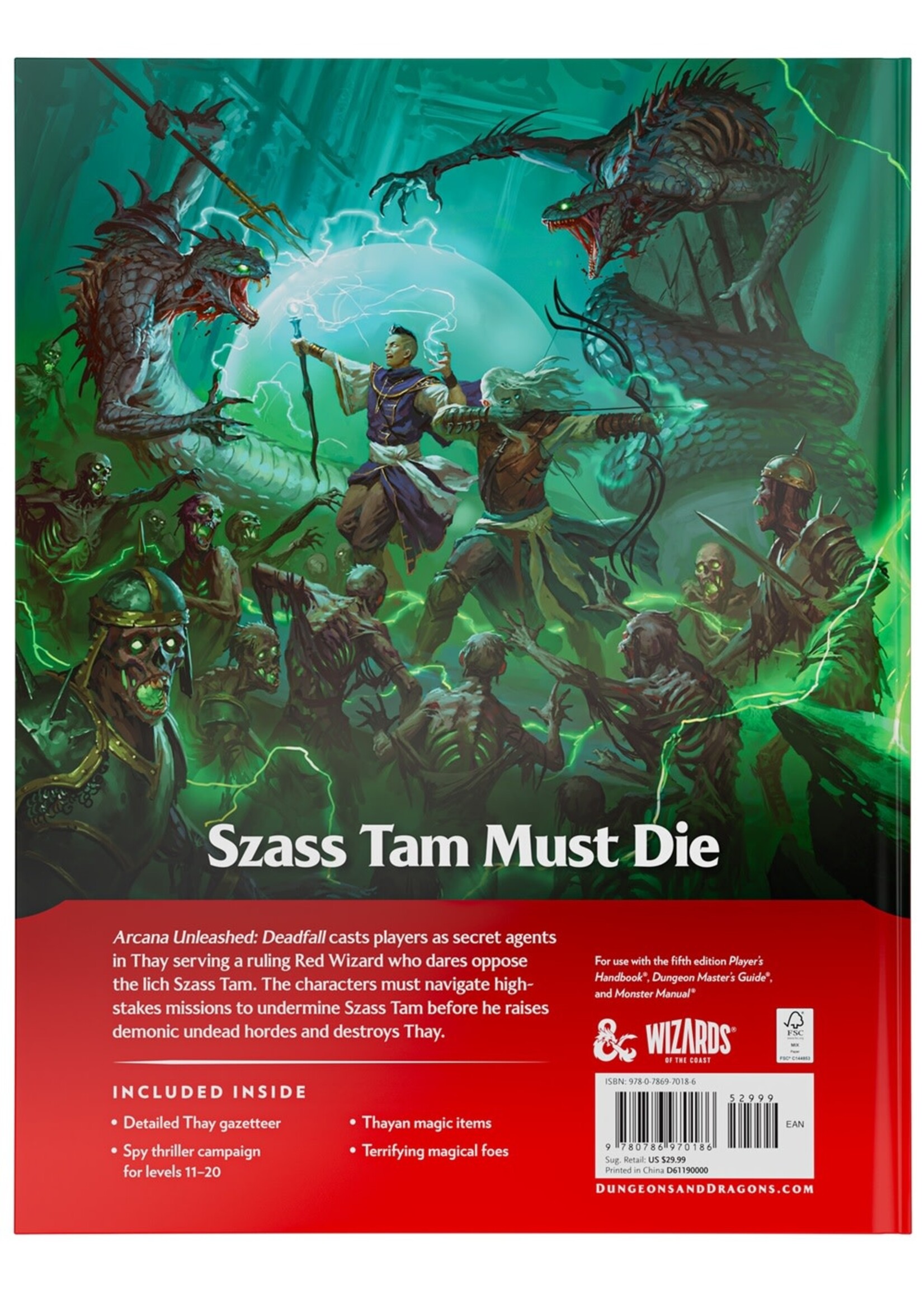 Dungeons & Dragons D&D 2024  -  ARCANA UNLEASHED DEADFALL (ENGLISH)
