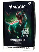 Magic the Gathering FOUNDATIONS  -  TRAMPLESAURUS REX - COMMANDER DECK (ENGLISH)