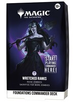 Magic the Gathering FOUNDATIONS  -  WRETCHED RANKS - COMMANDER DECK (ENGLISH)