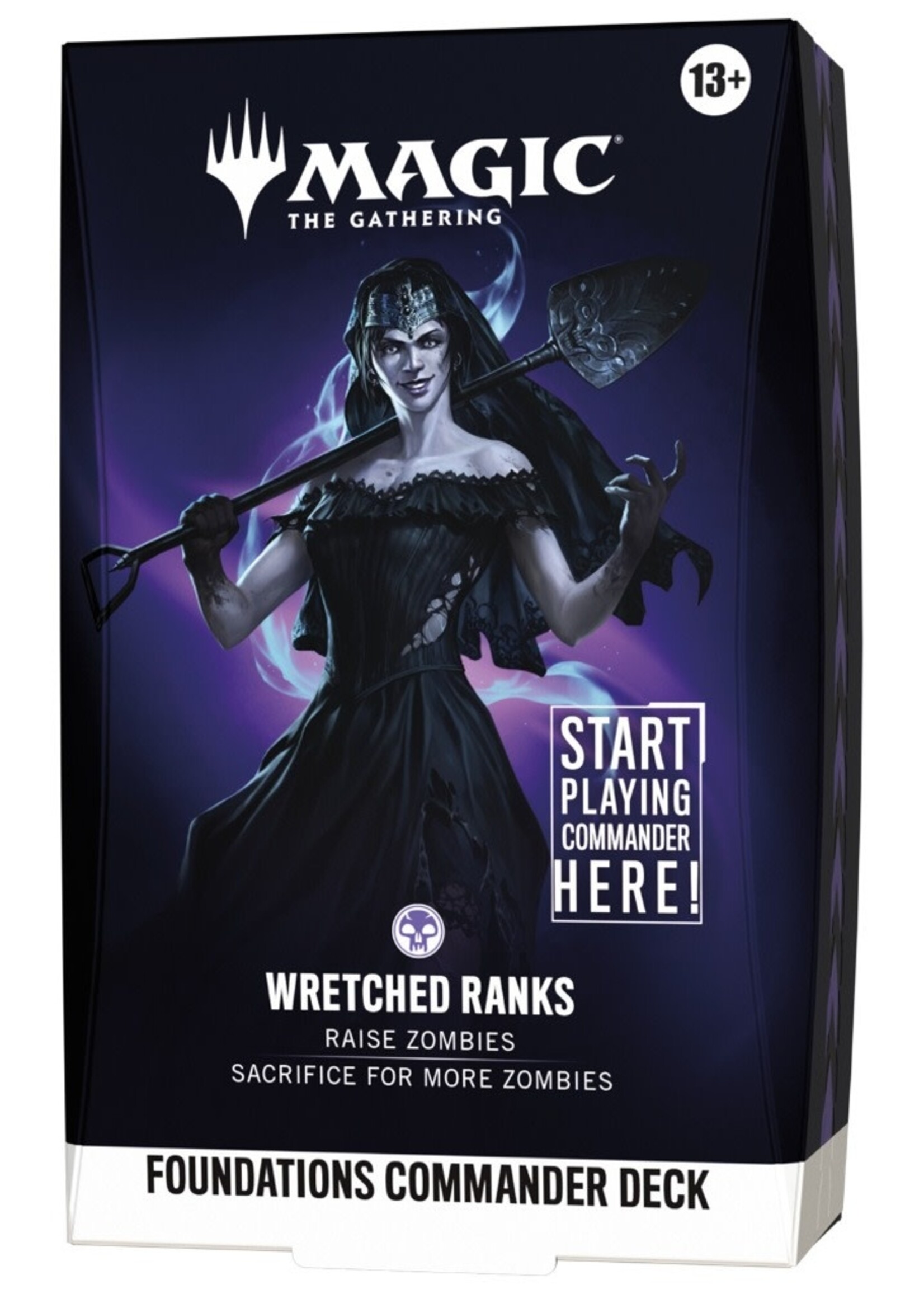 Magic the Gathering FOUNDATIONS  -  WRETCHED RANKS - COMMANDER DECK (ENGLISH)