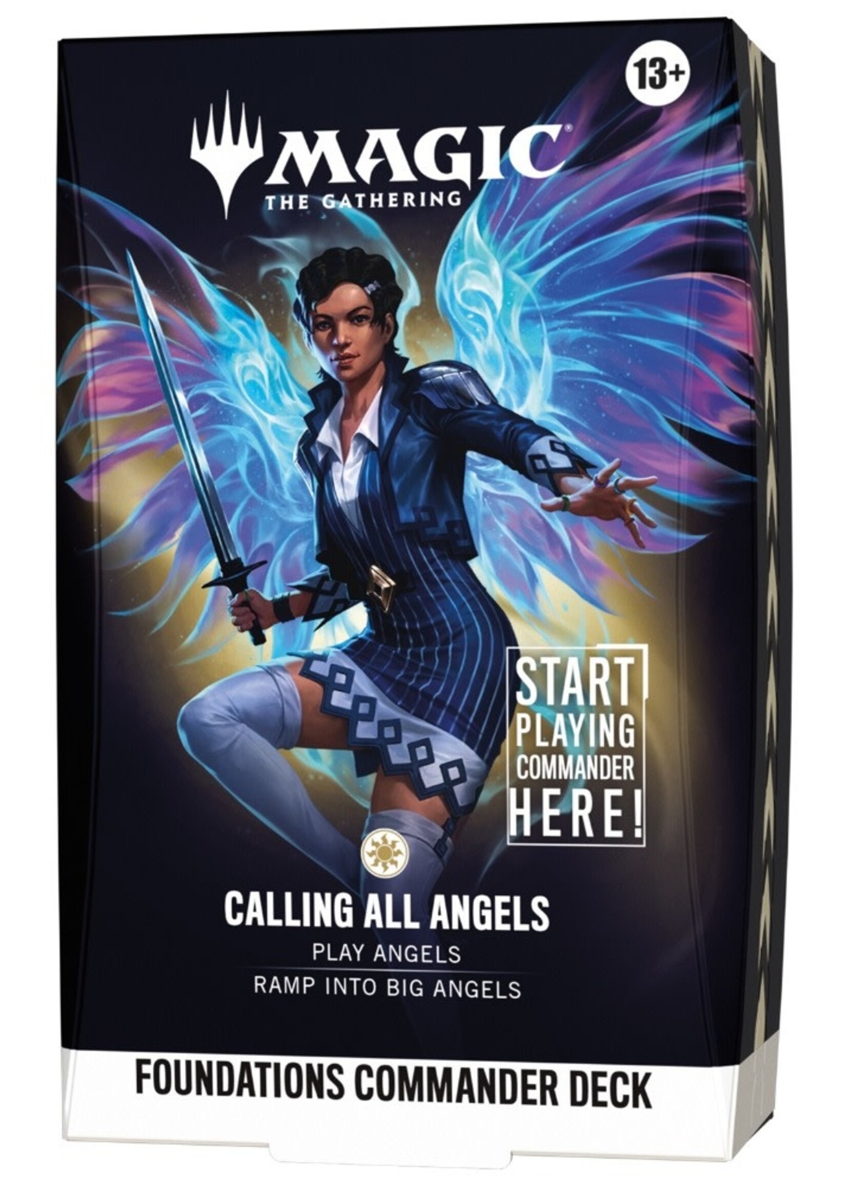 Magic the Gathering FOUNDATIONS  -  CALLING ALL ANGELS - COMMANDER DECK (ENGLISH)