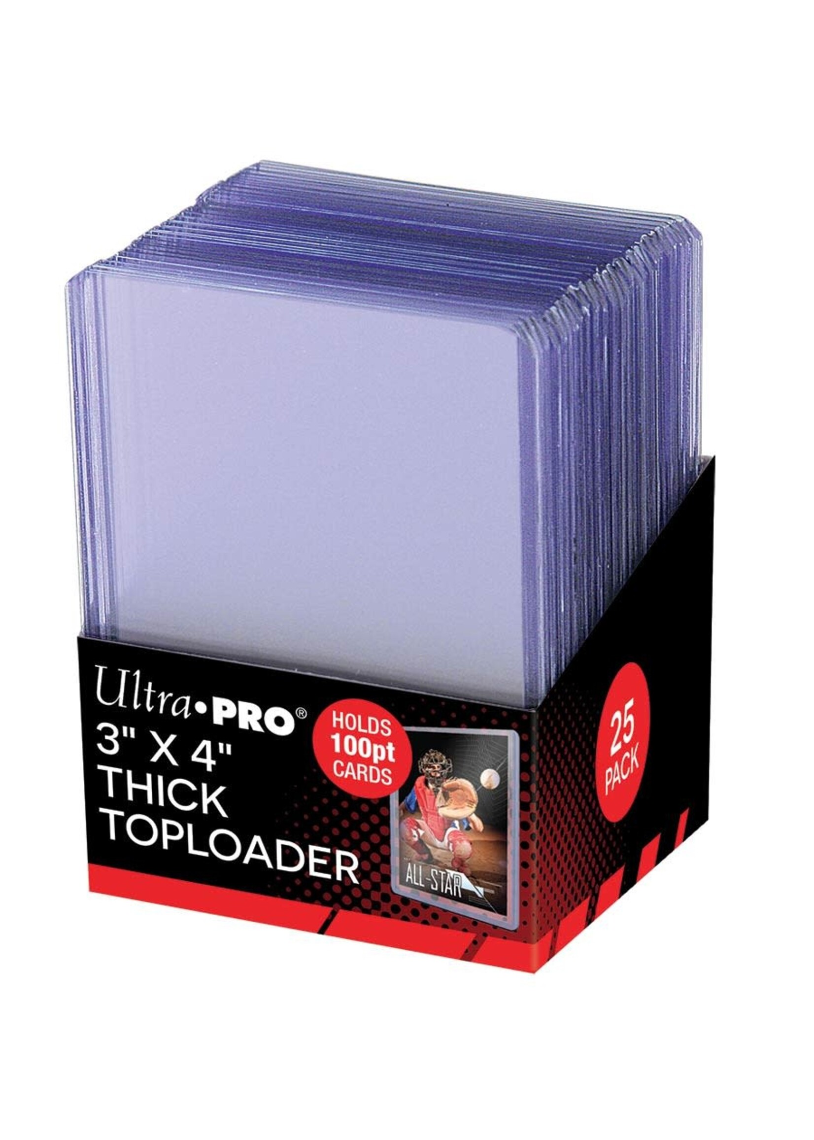 ULTRAPRO Ultra Pro - TopLoader Clear 100PT (25ct)