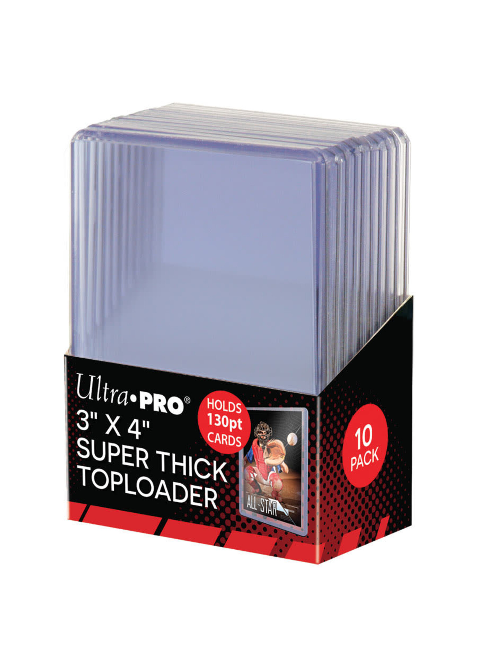 ULTRAPRO Ultra Pro - TopLoader Clear 130PT (10ct)