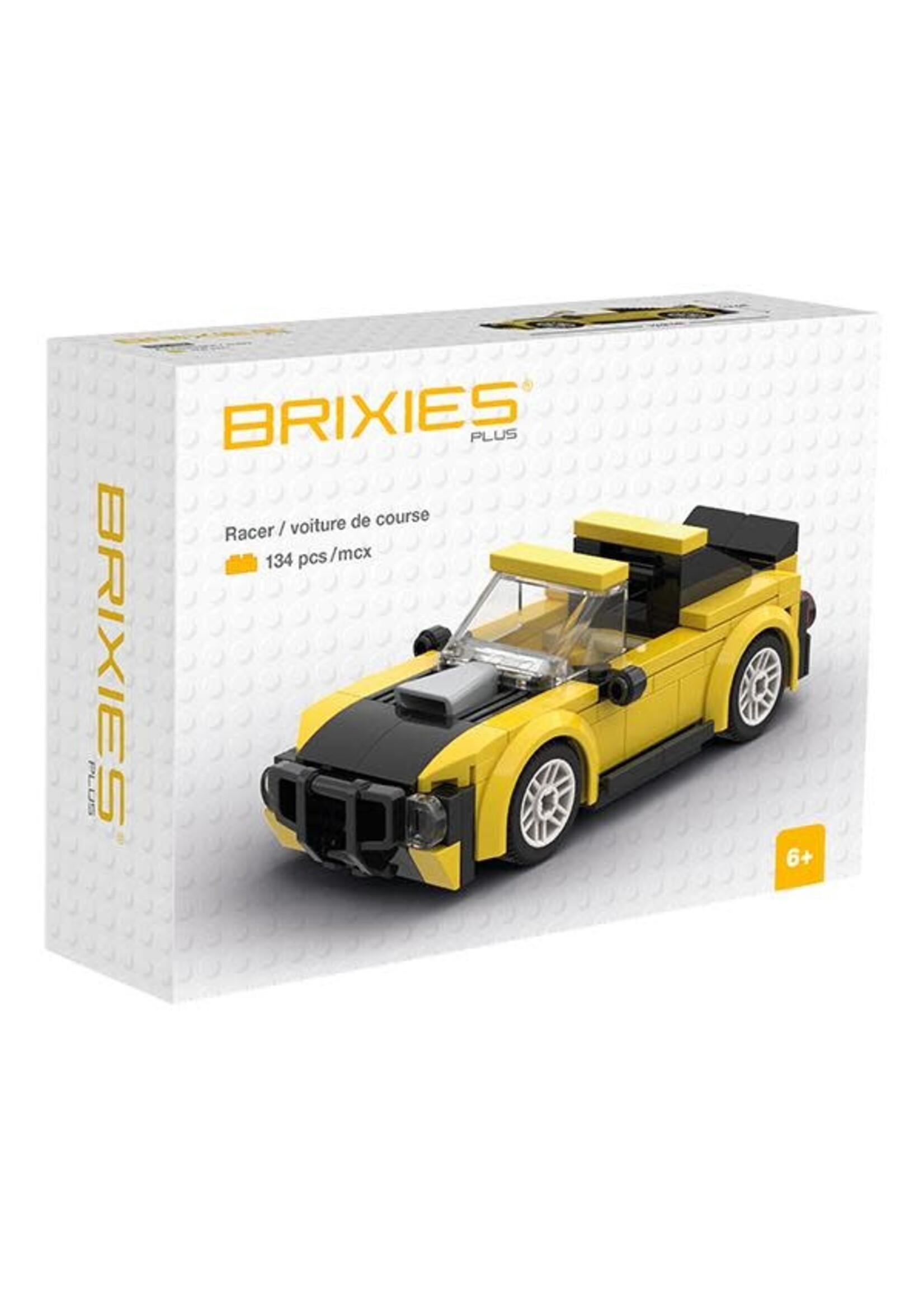 Brixies Brixies Plus - Mini Racer yellow - 222103