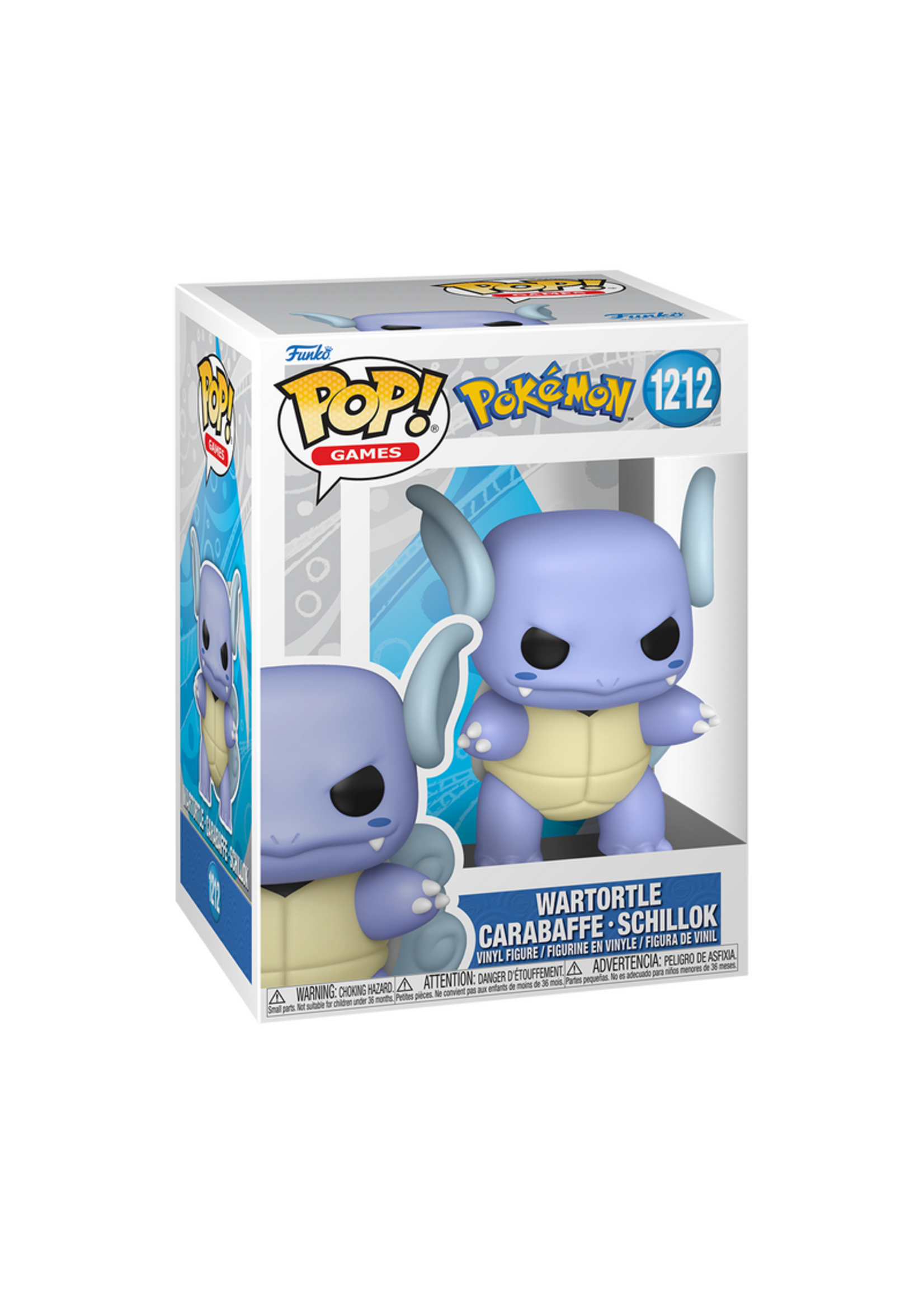 Pop! Games POKEMON  # 643  -  POP! Vinyl figure of Wartortle (4 INCH)