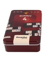Deqube games Rummy de voyage - 4 joueurs - Boite Métallique