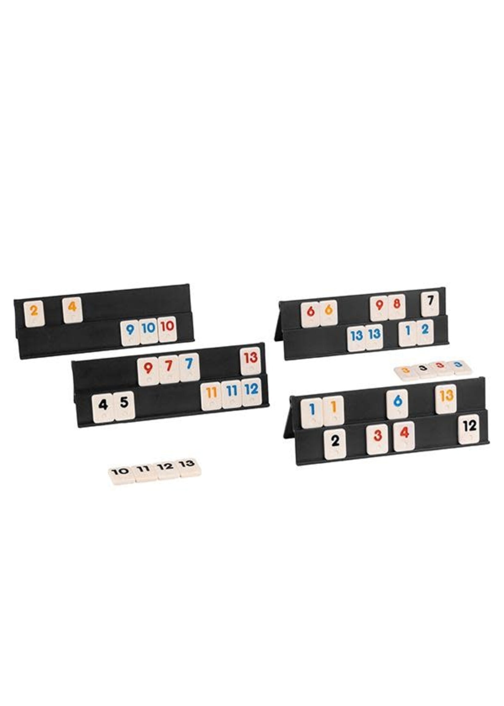 Deqube games Rummy de voyage - 4 joueurs - Boite Métallique