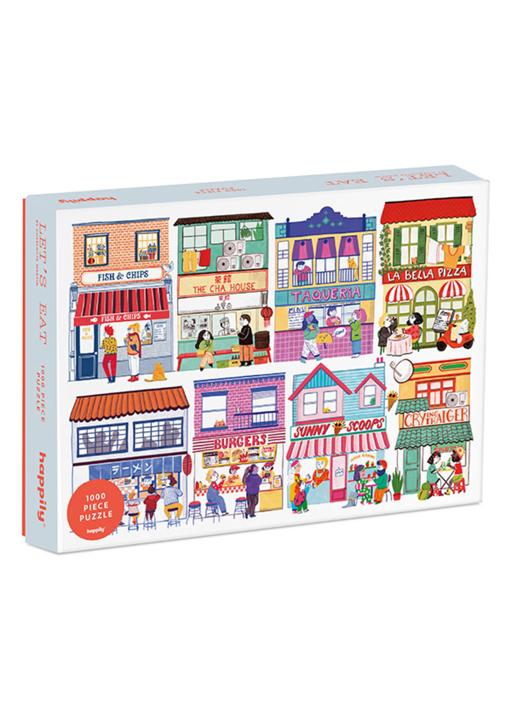 happily Let's Eat - 1,000 Pieces