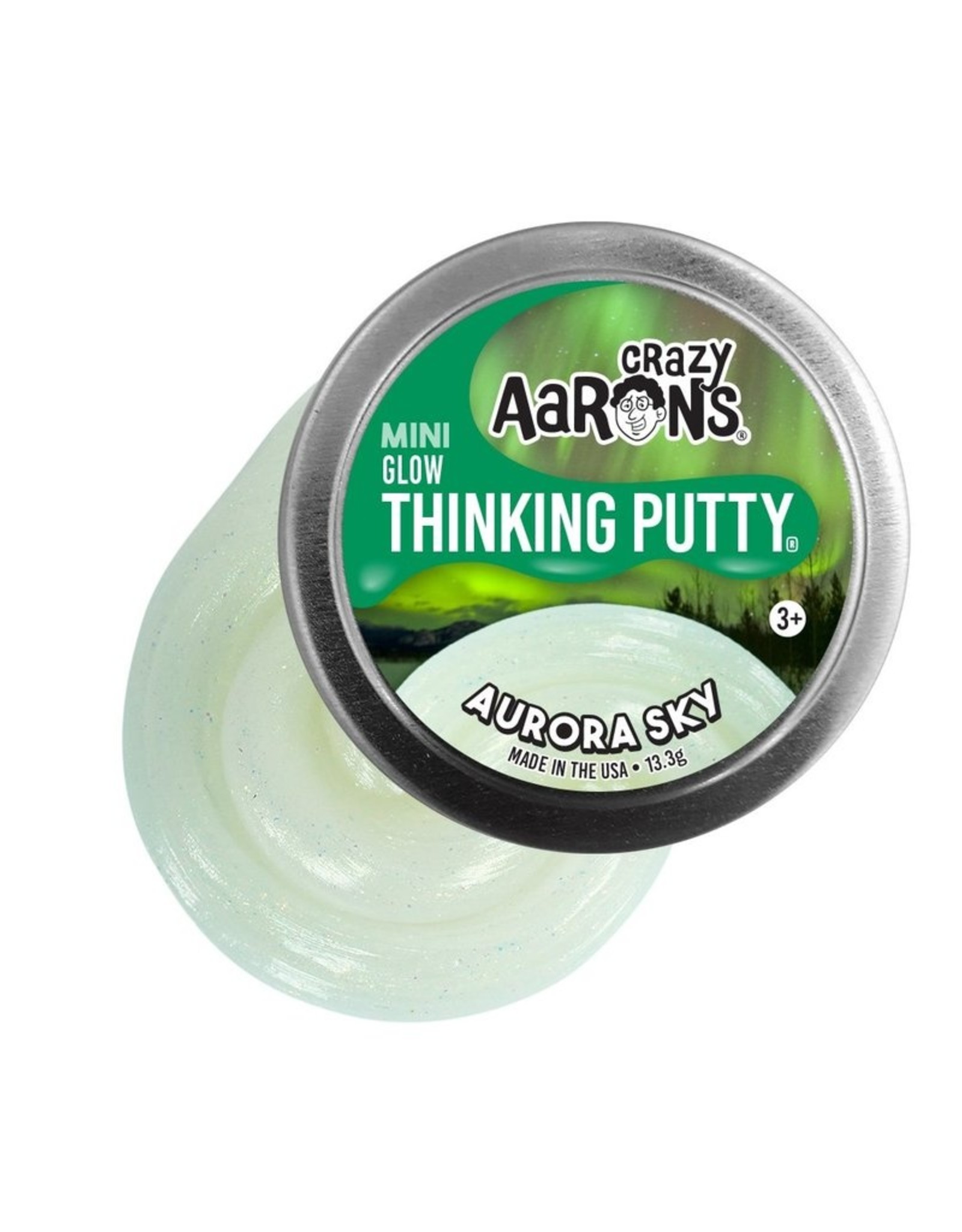 Crazy Aaron's Thinking Putty Crazy Aaron's Aurora Sky - 2" Putty Tin