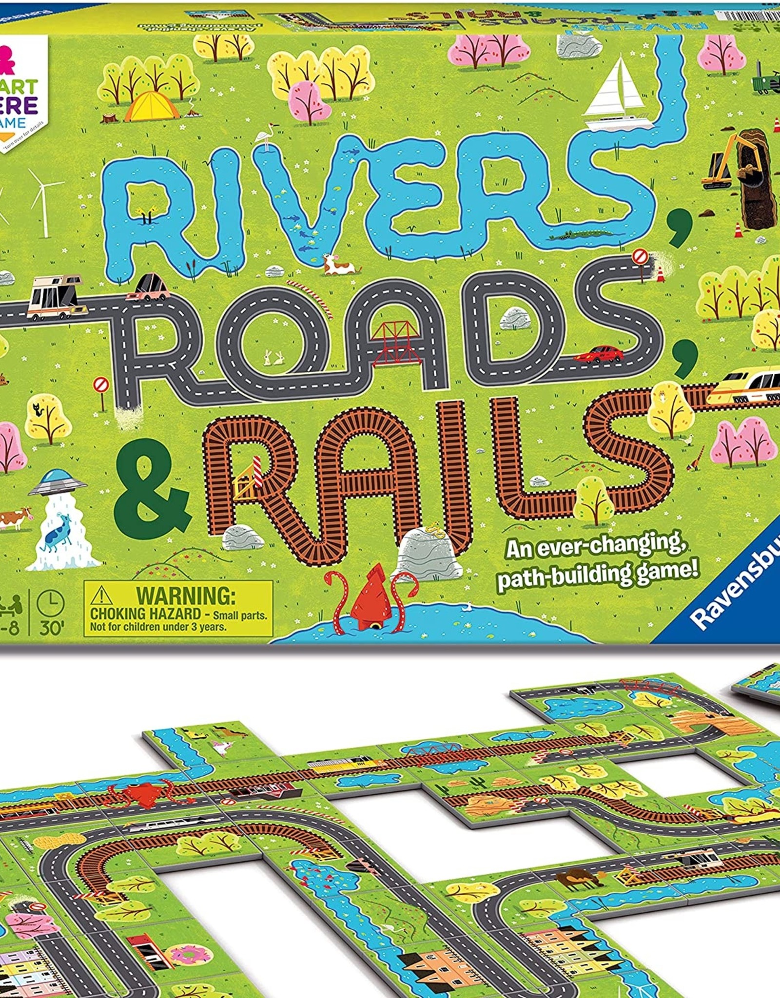 Rivers,  Roads & Rails