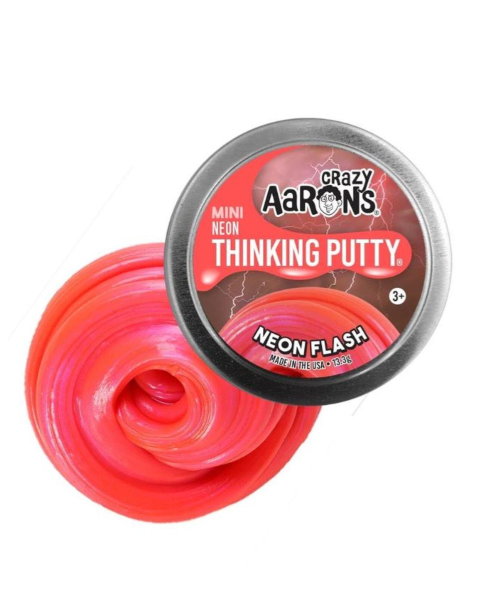 Crazy Aaron's Thinking Putty Crazy Aaron's Neon Flash - 2" Putty Tin