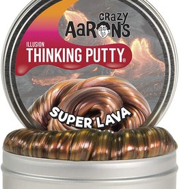 Crazy Aaron's Thinking Putty Crazy Aarons Super Lava Super Illusions 4"