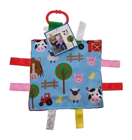 8x8 Farm Animals Crinkle Sensory Toy