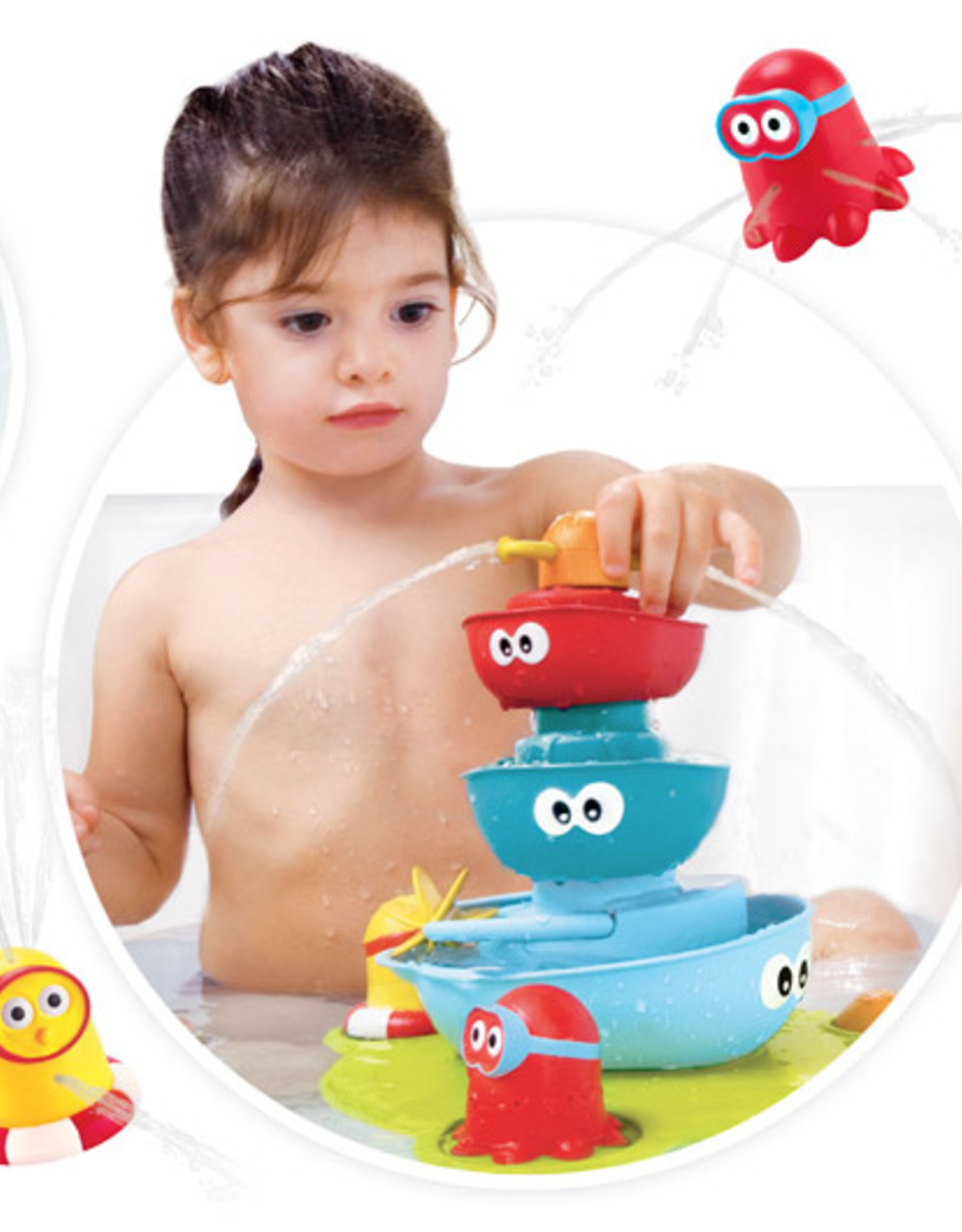 Yookidoo Stack N Spray Tub Fountain