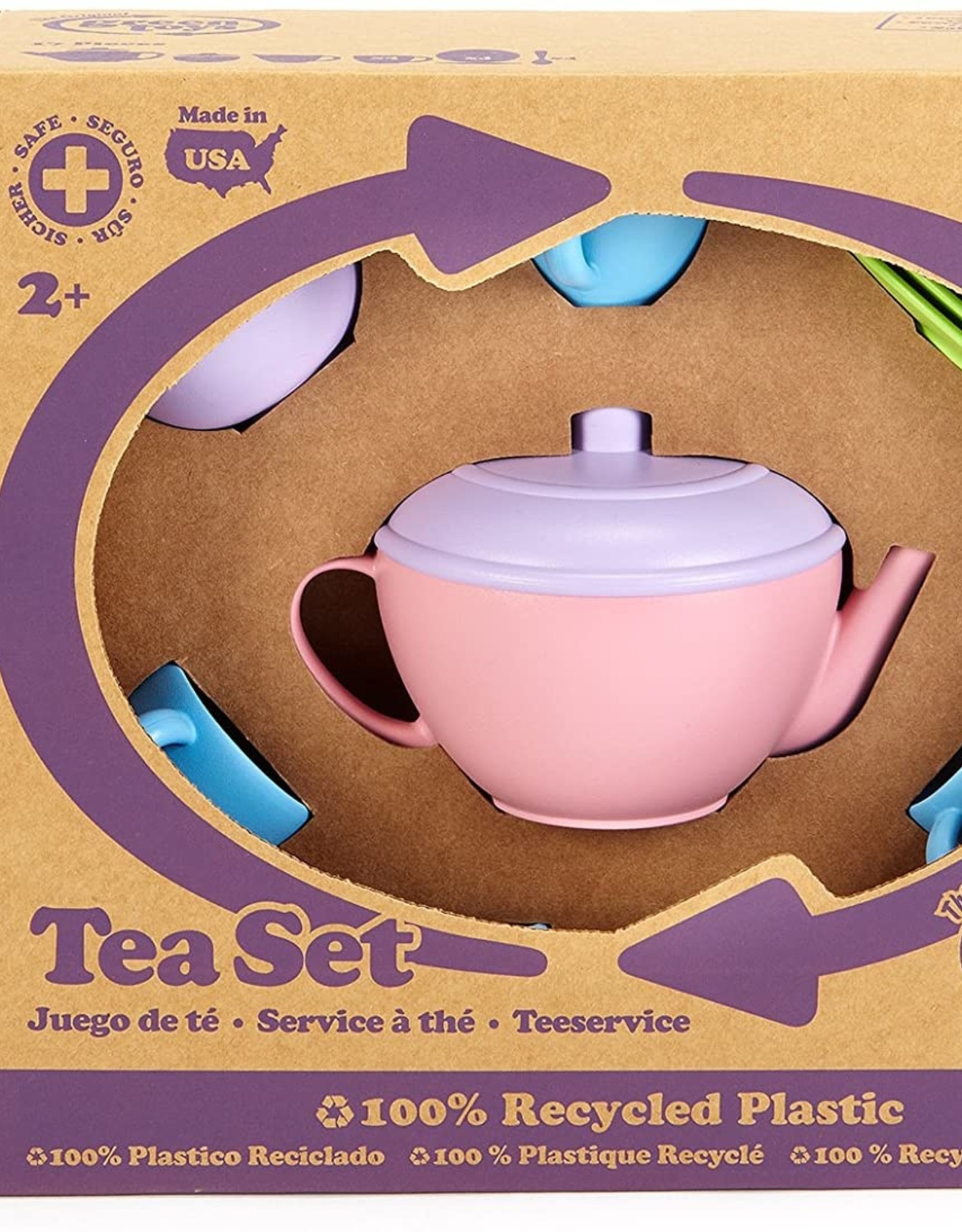 Green Toys Tea Set - Pink Green Toys