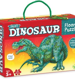Peaceable Kingdom Shiny Dinosaur Floor Puzzle 39pc