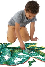 Peaceable Kingdom Shiny Dinosaur Floor Puzzle 39pc